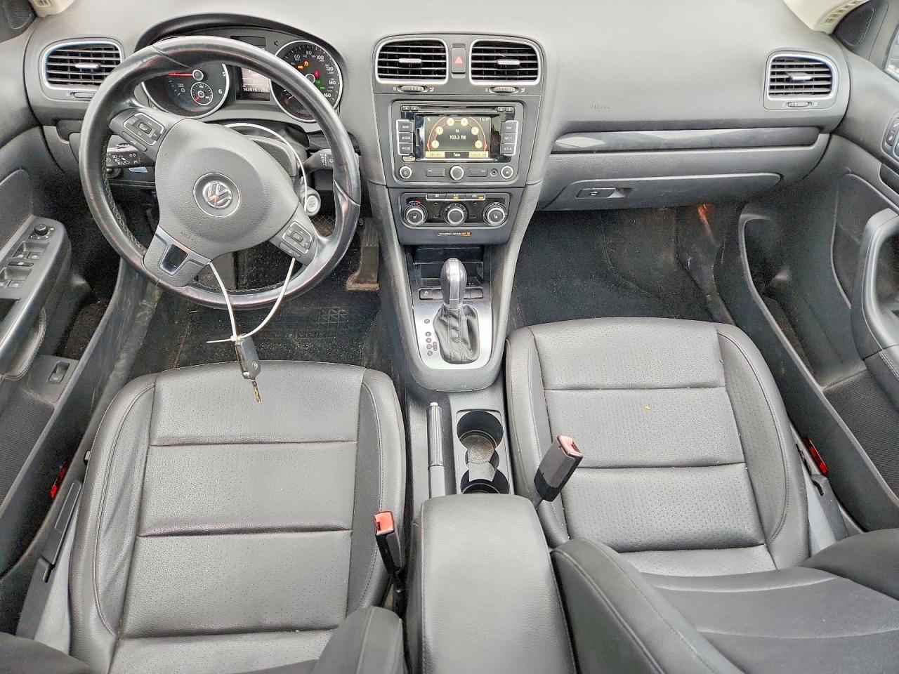 2014 Volkswagen Jetta Tdi Black vin: 3VWPL7AJ3EM627380