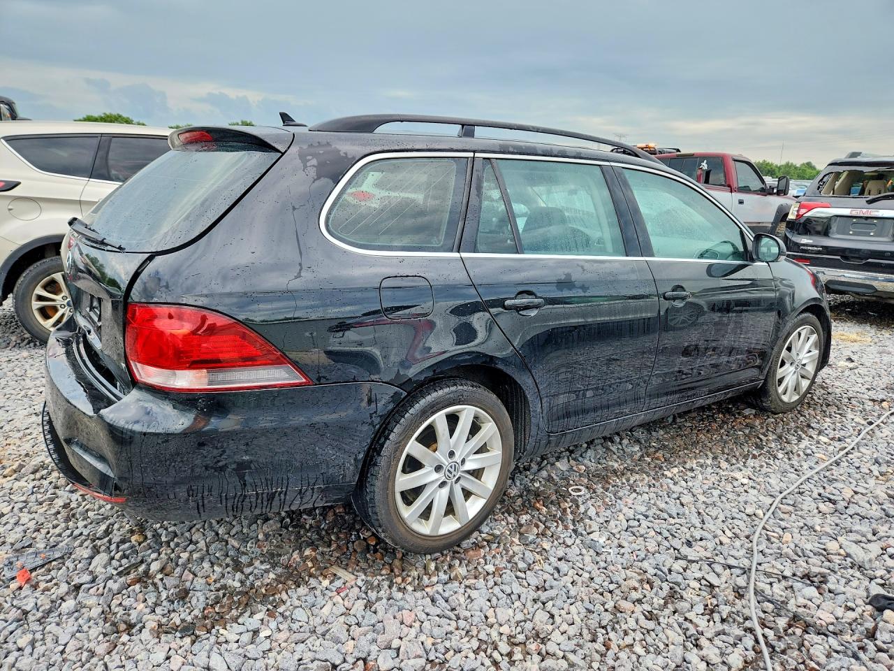 2014 Volkswagen Jetta Tdi Black vin: 3VWPL7AJ3EM627380