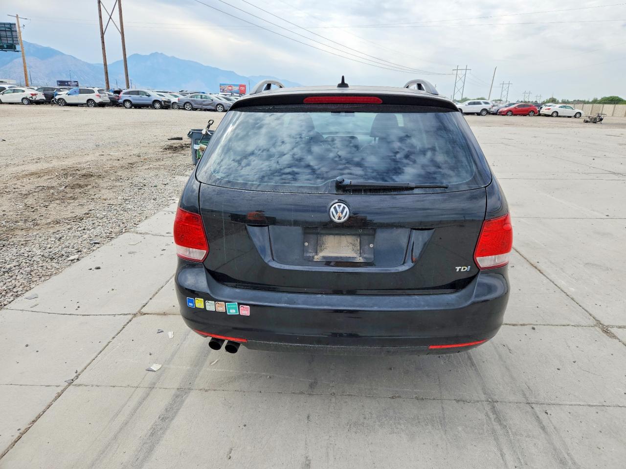 2012 Volkswagen Jetta Tdi Black vin: 3VWPL7AJ4CM681803