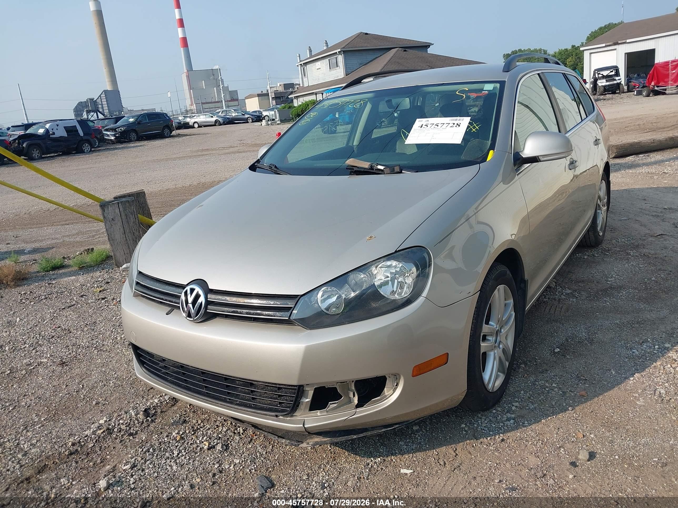 2012 Volkswagen Jetta Sportwagen 2.0l Tdi Champagne vin: 3VWPL7AJ4CM695572