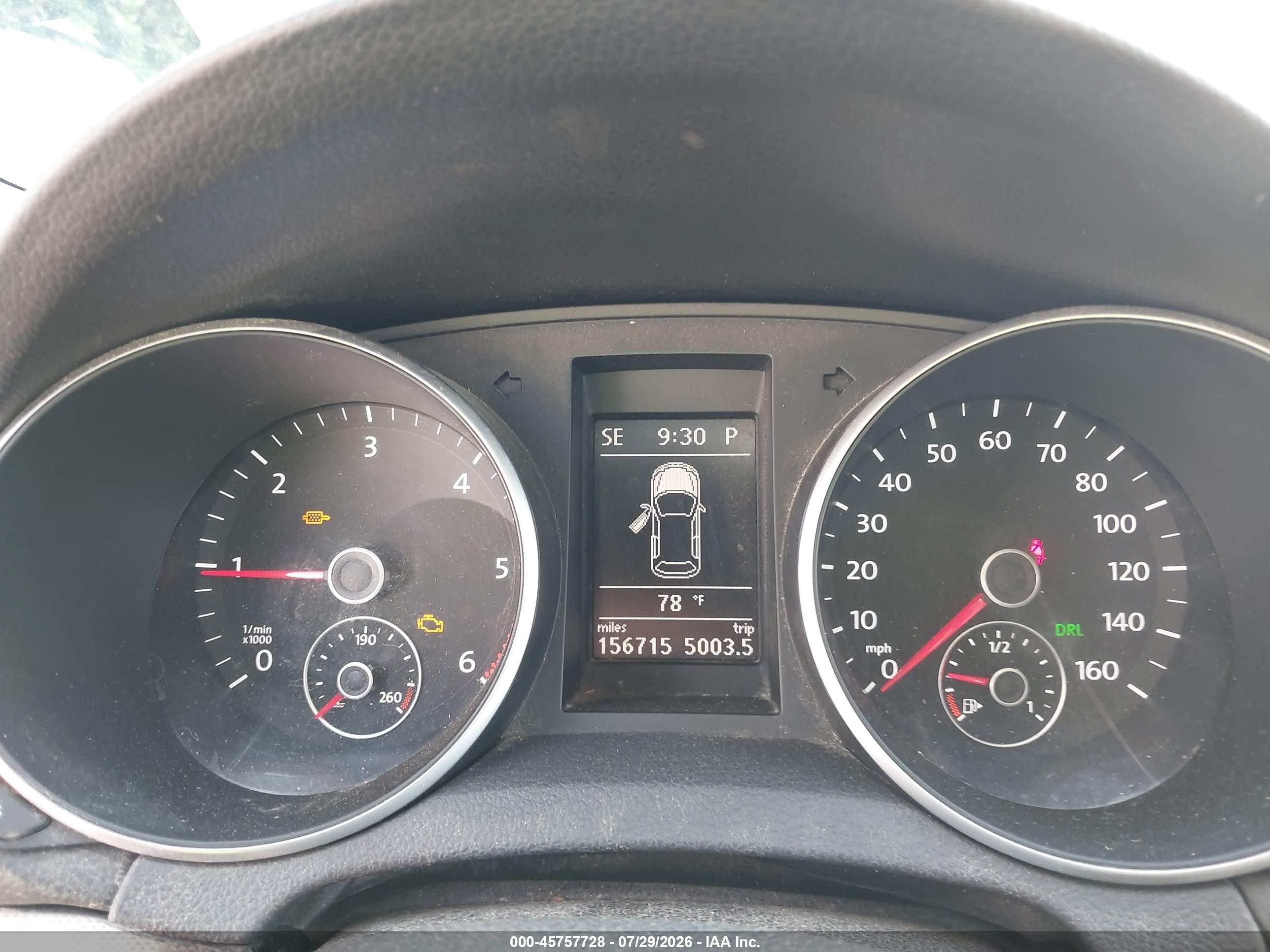 2012 Volkswagen Jetta Sportwagen 2.0l Tdi Champagne vin: 3VWPL7AJ4CM695572