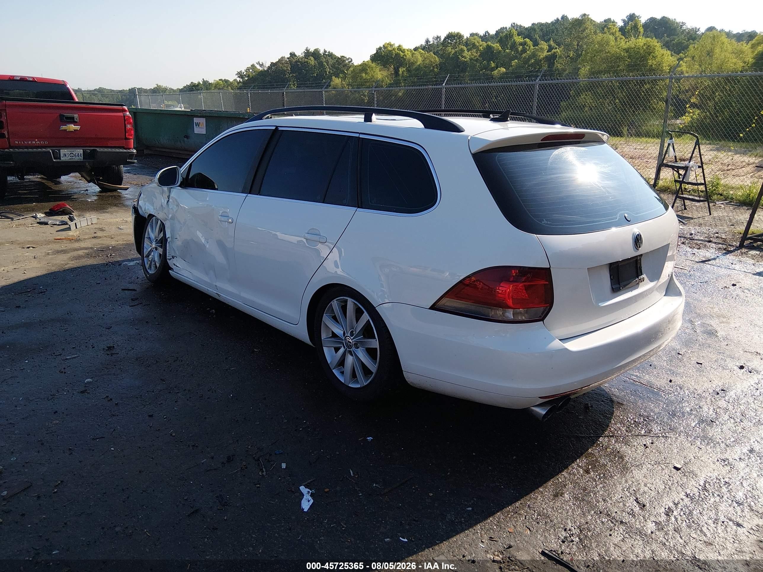2013 Volkswagen Jetta Sportwagen 2.0l Tdi Белый vin: 3VWPL7AJ4DM607301