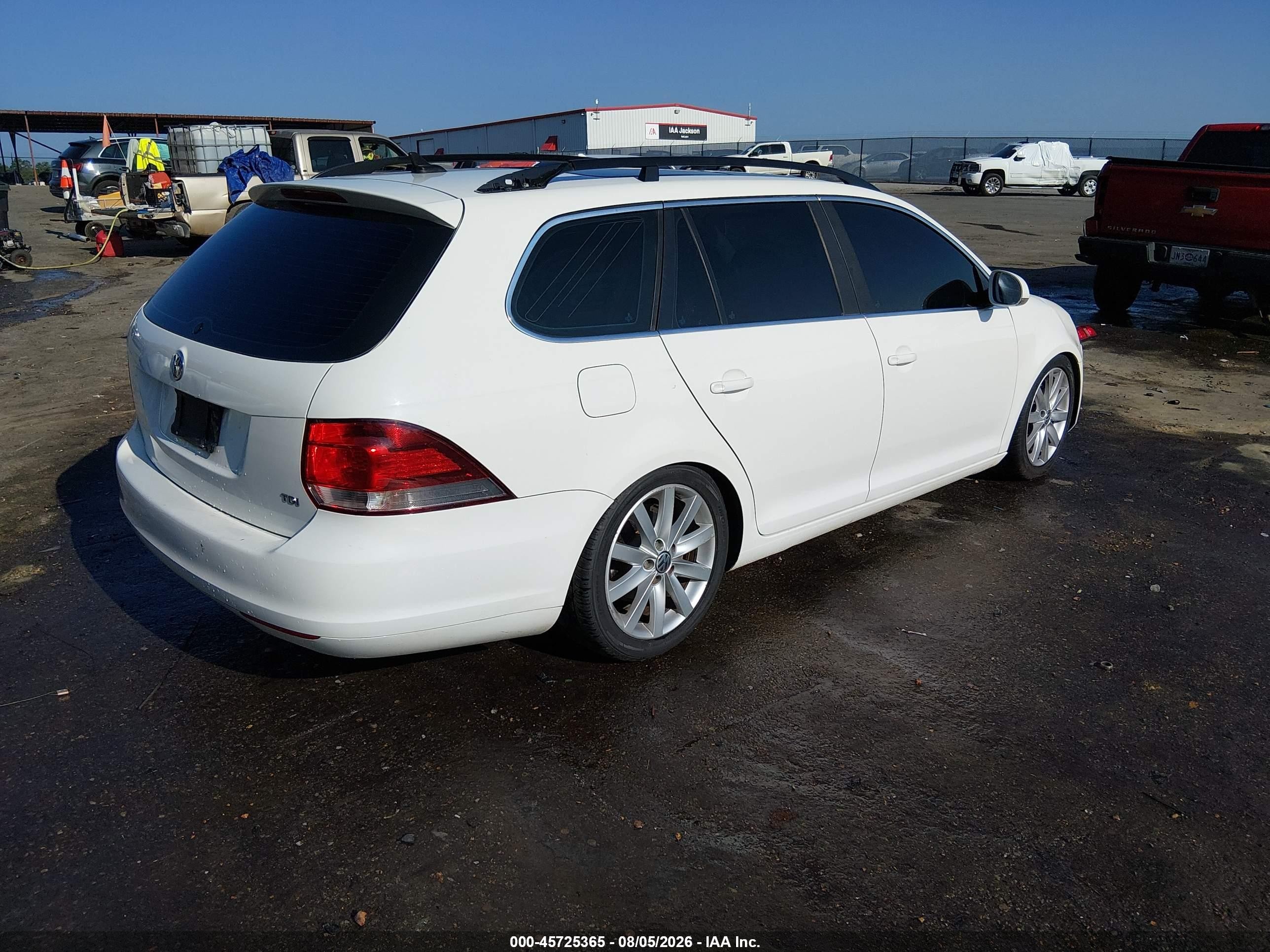 2013 Volkswagen Jetta Sportwagen 2.0l Tdi Белый vin: 3VWPL7AJ4DM607301