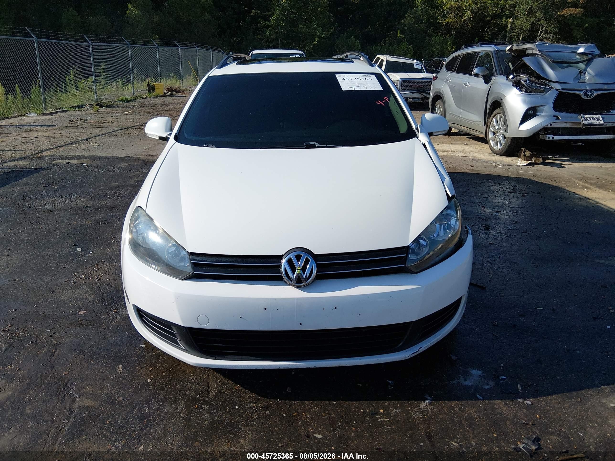 2013 Volkswagen Jetta Sportwagen 2.0l Tdi Белый vin: 3VWPL7AJ4DM607301