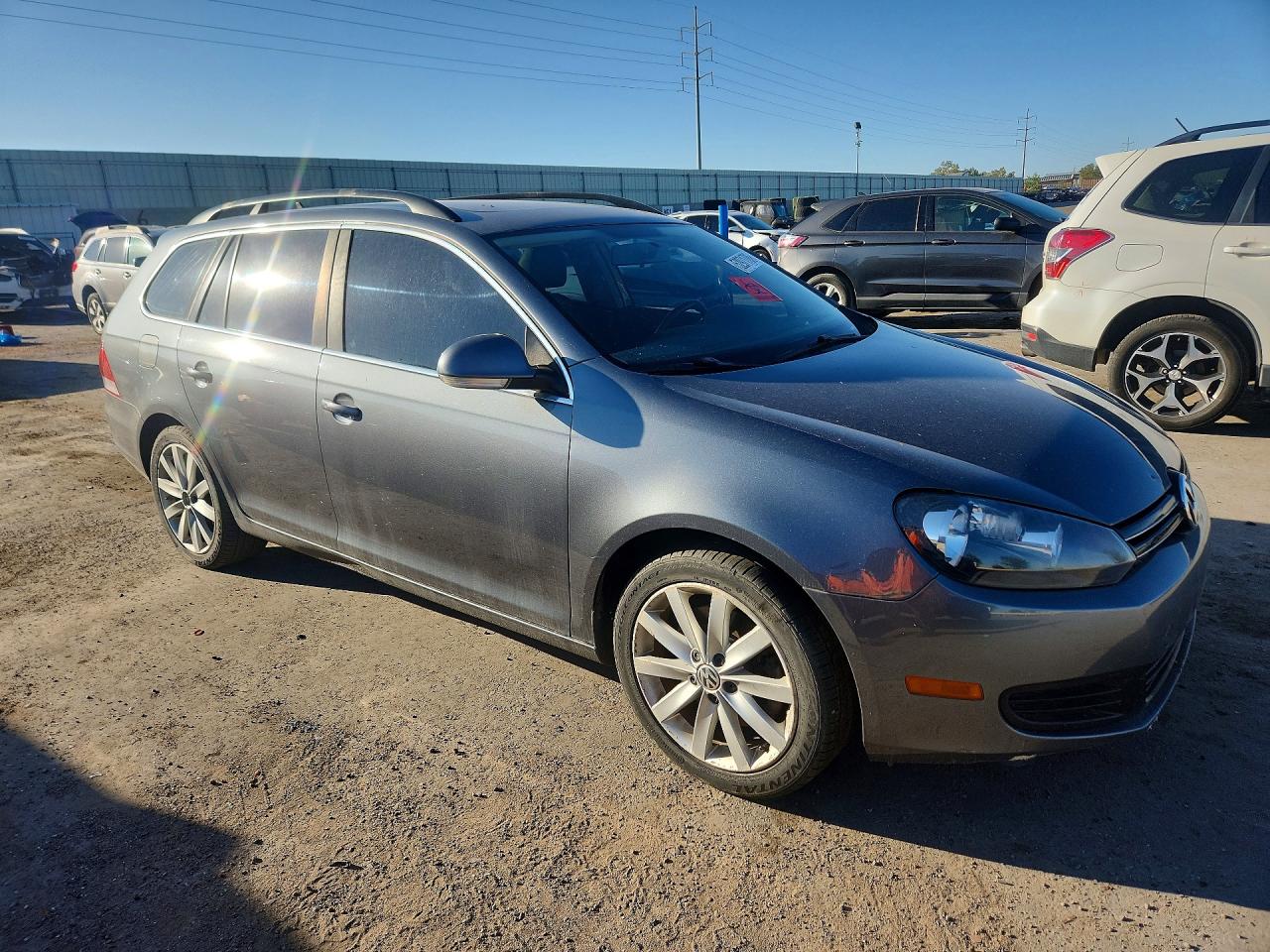 2013 Volkswagen Jetta Tdi Gray vin: 3VWPL7AJ4DM615396