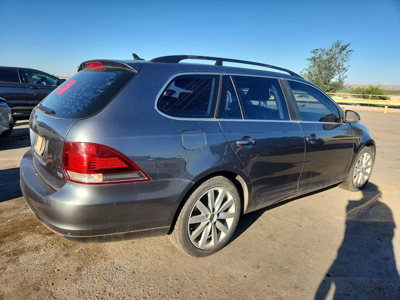 2013 Volkswagen Jetta Tdi Gray vin: 3VWPL7AJ4DM615396