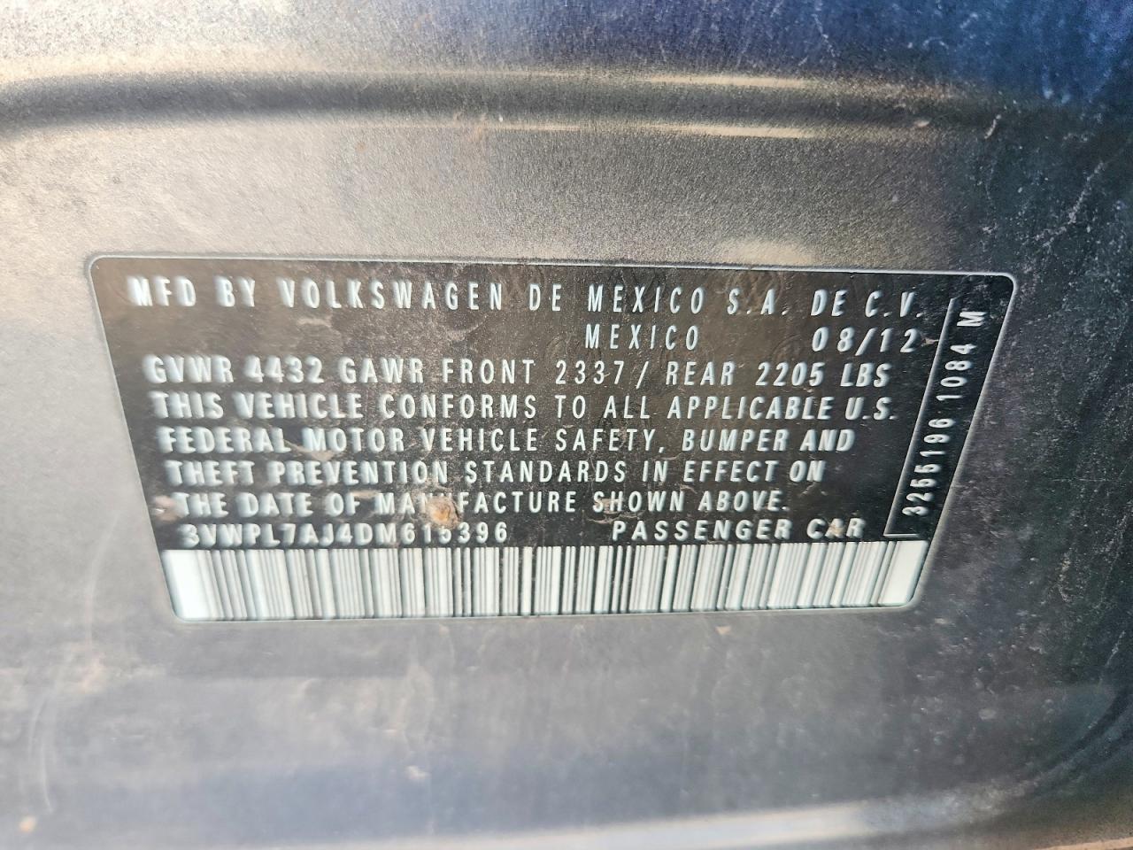 2013 Volkswagen Jetta Tdi Gray vin: 3VWPL7AJ4DM615396