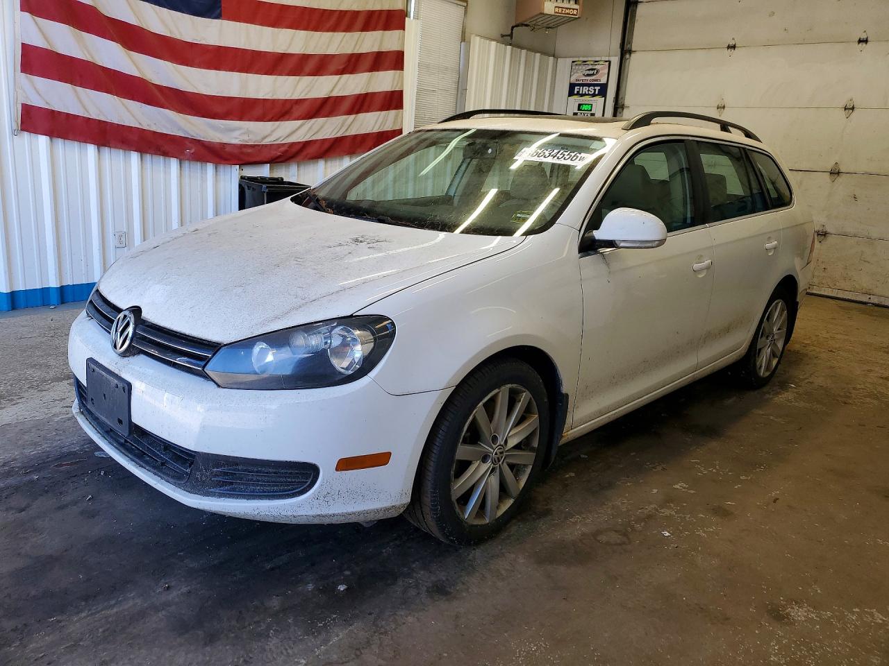 2013 Volkswagen Jetta Tdi White vin: 3VWPL7AJ4DM680913