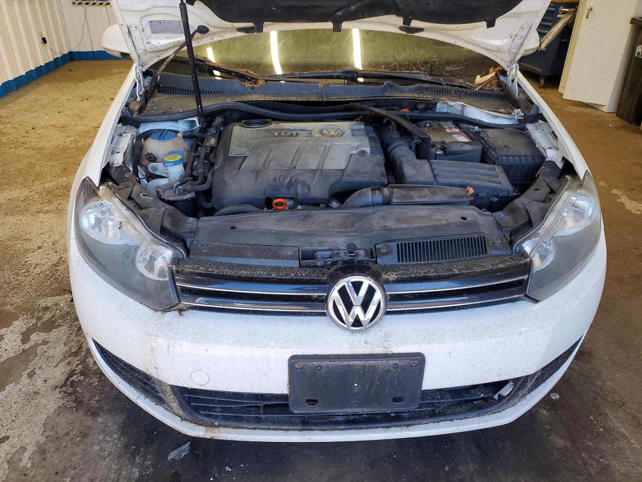 2013 Volkswagen Jetta Tdi White vin: 3VWPL7AJ4DM680913