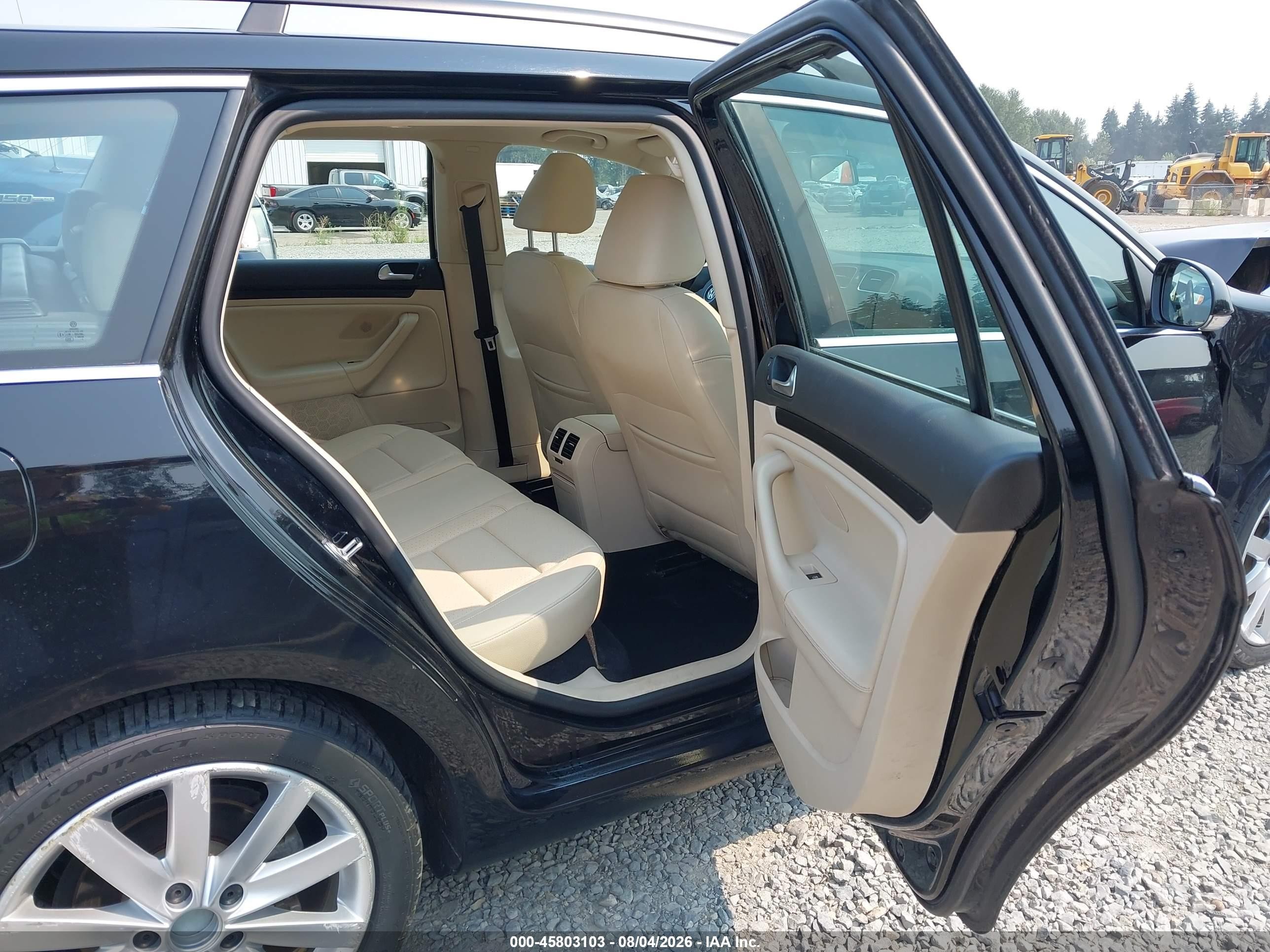 2013 Volkswagen Jetta Sportwagen 2.0l Tdi Black vin: 3VWPL7AJ4DM696254