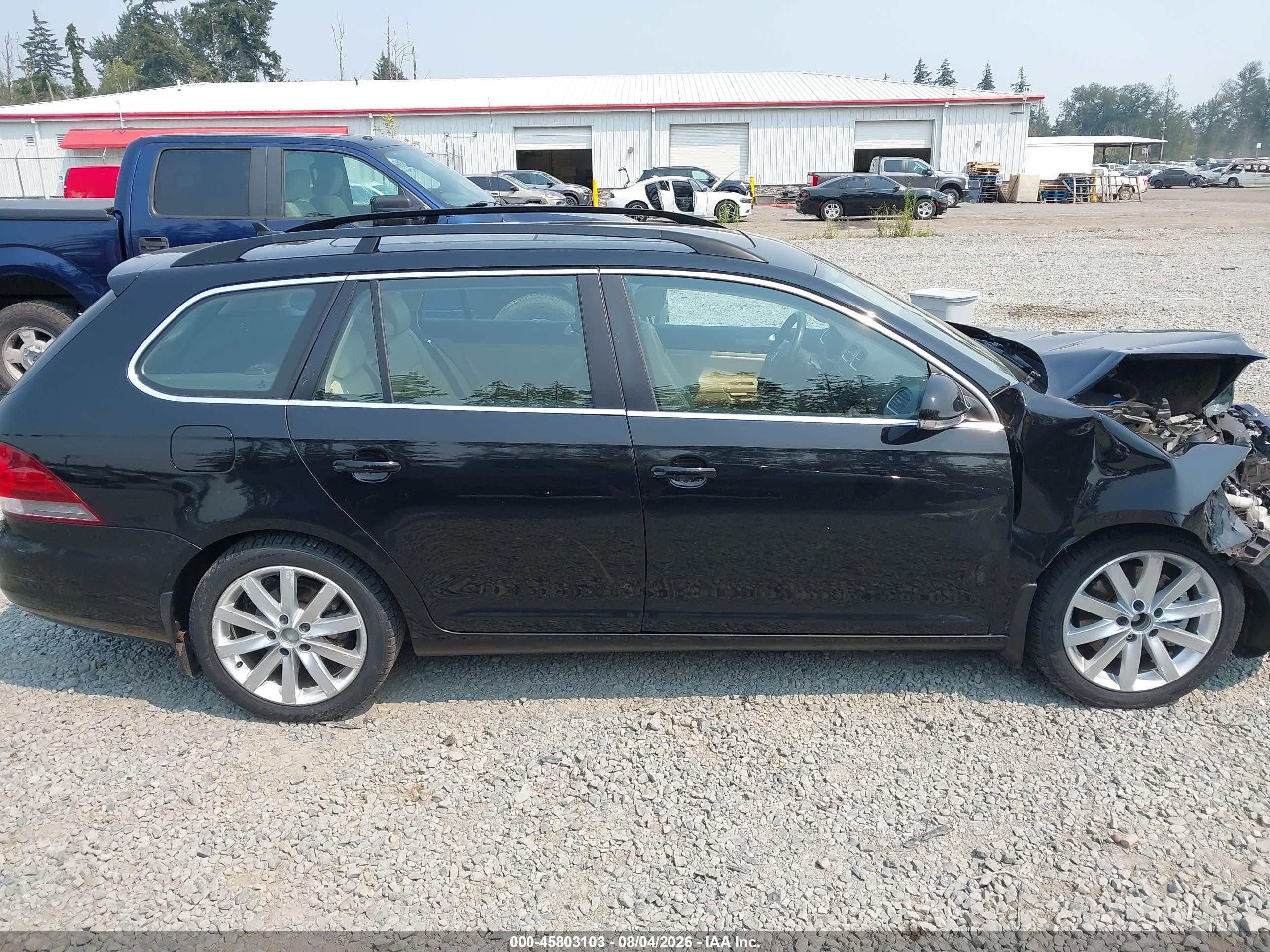 2013 Volkswagen Jetta Sportwagen 2.0l Tdi Black vin: 3VWPL7AJ4DM696254