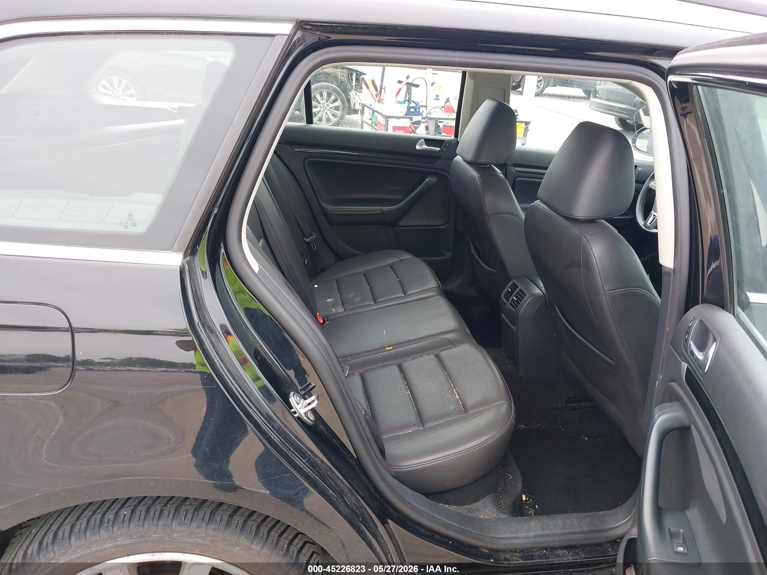 2014 Volkswagen Jetta Sportwagen 2.0l Tdi Black vin: 3VWPL7AJ4EM608868