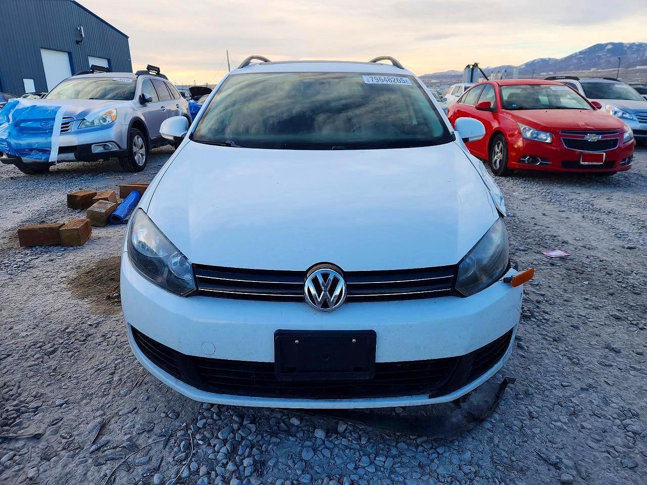 2014 Volkswagen Jetta Tdi White vin: 3VWPL7AJ4EM610992