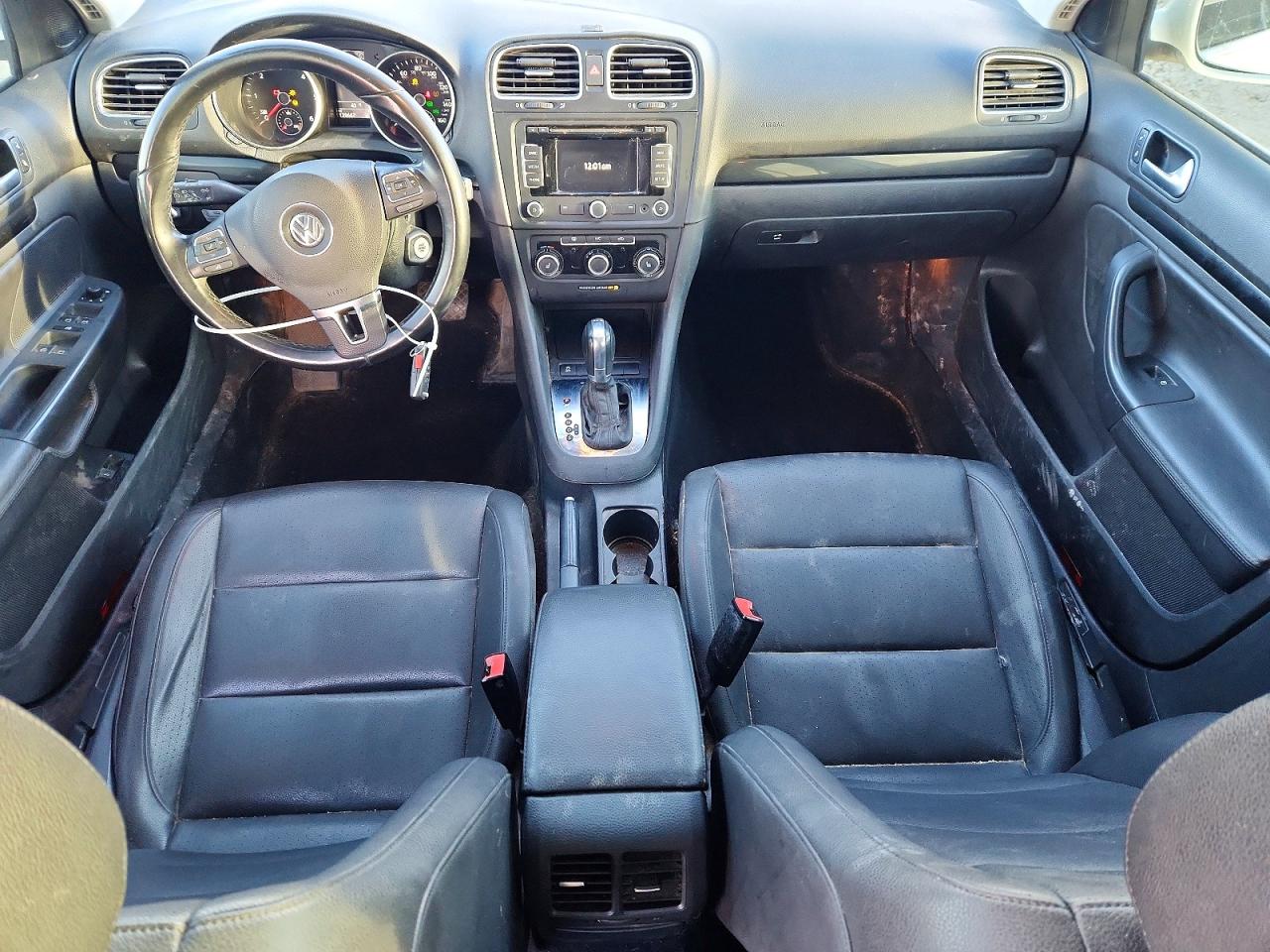 2014 Volkswagen Jetta Tdi White vin: 3VWPL7AJ4EM610992