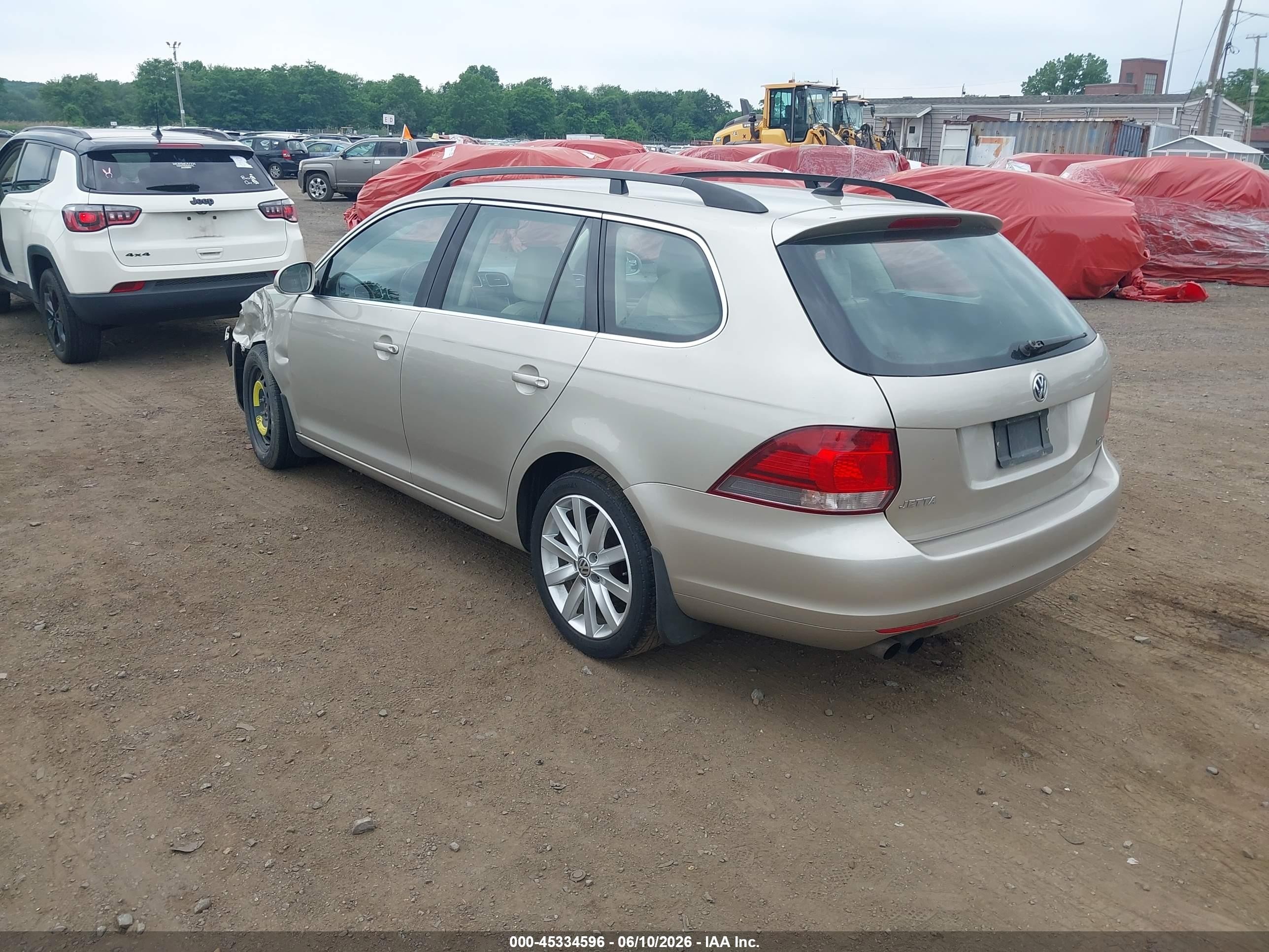 2014 Volkswagen Jetta Sportwagen 2.0l Tdi Beige vin: 3VWPL7AJ4EM611124
