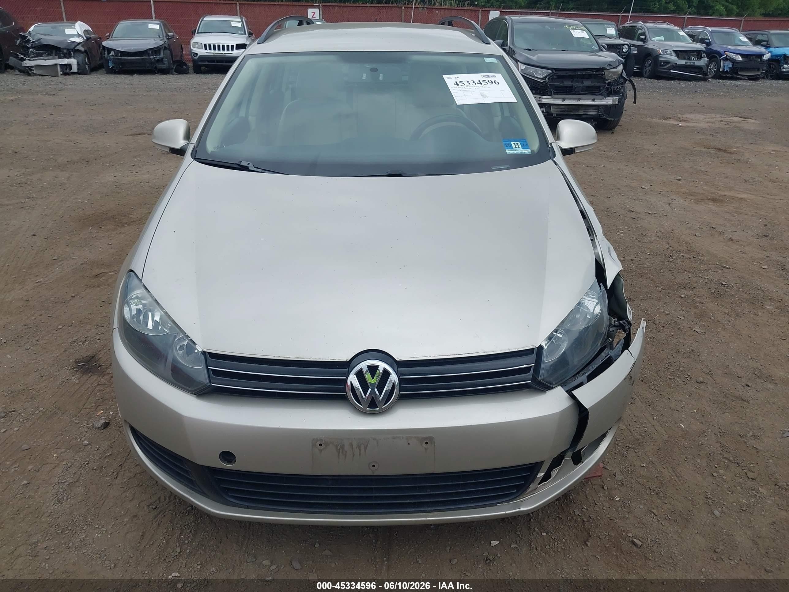 2014 Volkswagen Jetta Sportwagen 2.0l Tdi Beige vin: 3VWPL7AJ4EM611124