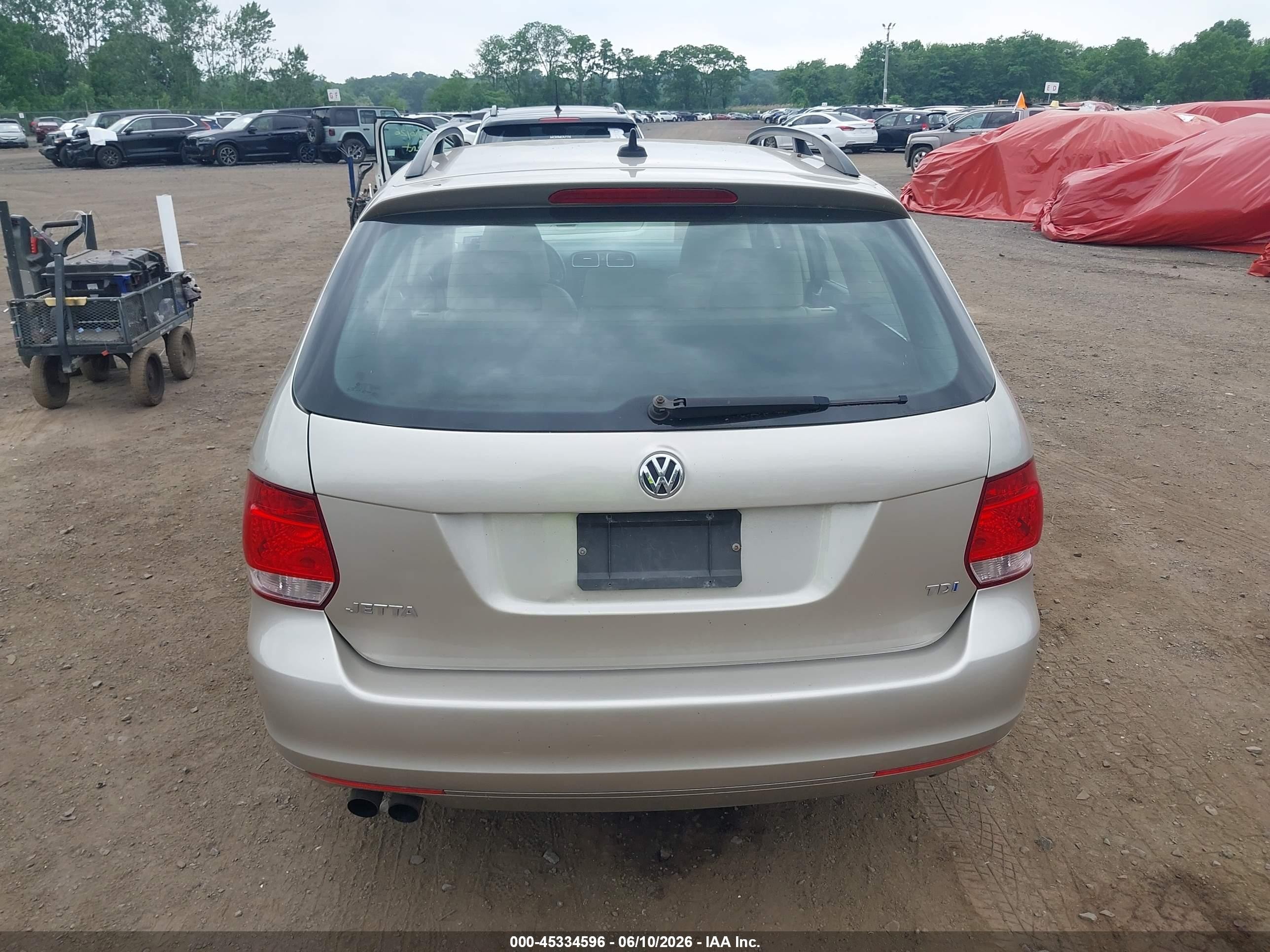 2014 Volkswagen Jetta Sportwagen 2.0l Tdi Beige vin: 3VWPL7AJ4EM611124