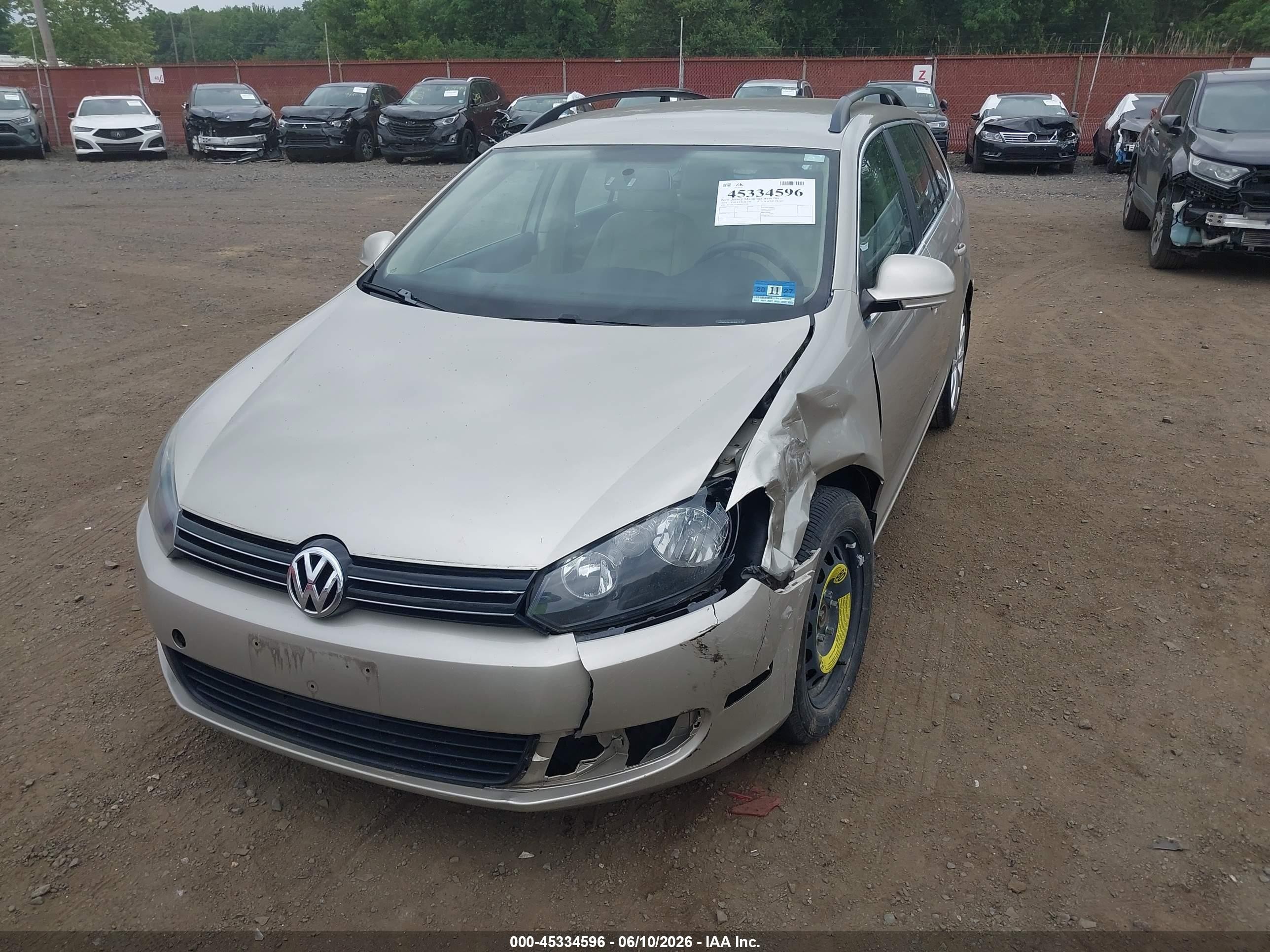 2014 Volkswagen Jetta Sportwagen 2.0l Tdi Beige vin: 3VWPL7AJ4EM611124
