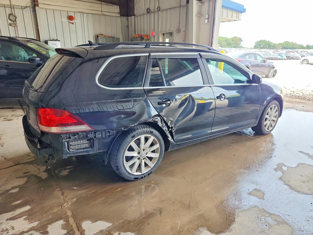 2014 Volkswagen Jetta Tdi Black vin: 3VWPL7AJ4EM618266