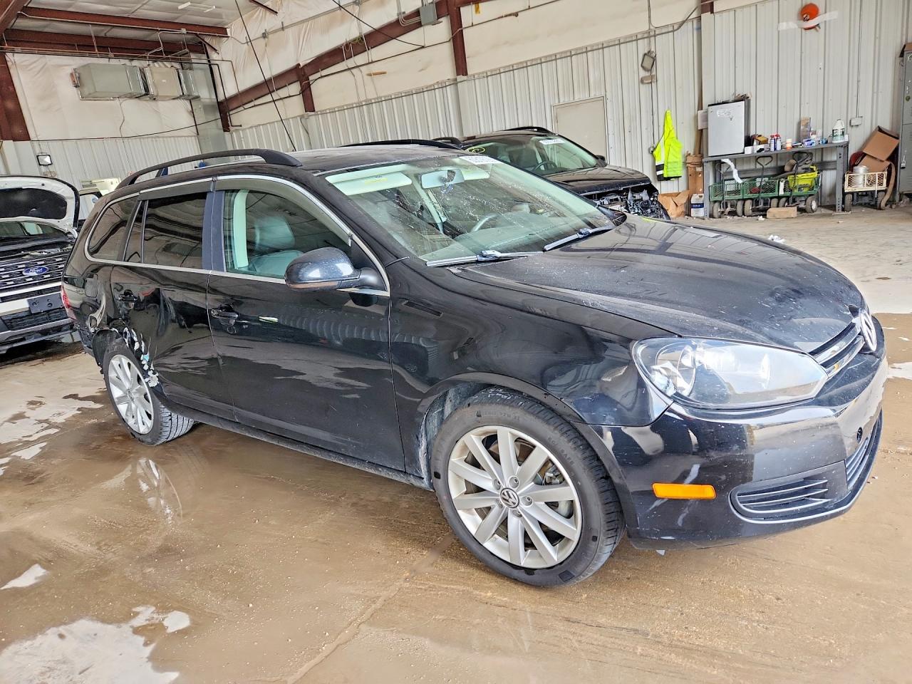 2014 Volkswagen Jetta Tdi Black vin: 3VWPL7AJ4EM618266