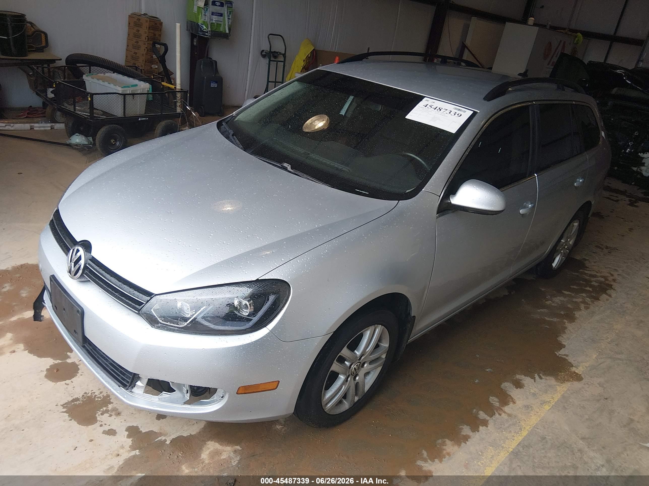 2014 Volkswagen Jetta Sportwagen 2.0l Tdi Серебряный vin: 3VWPL7AJ4EM619031