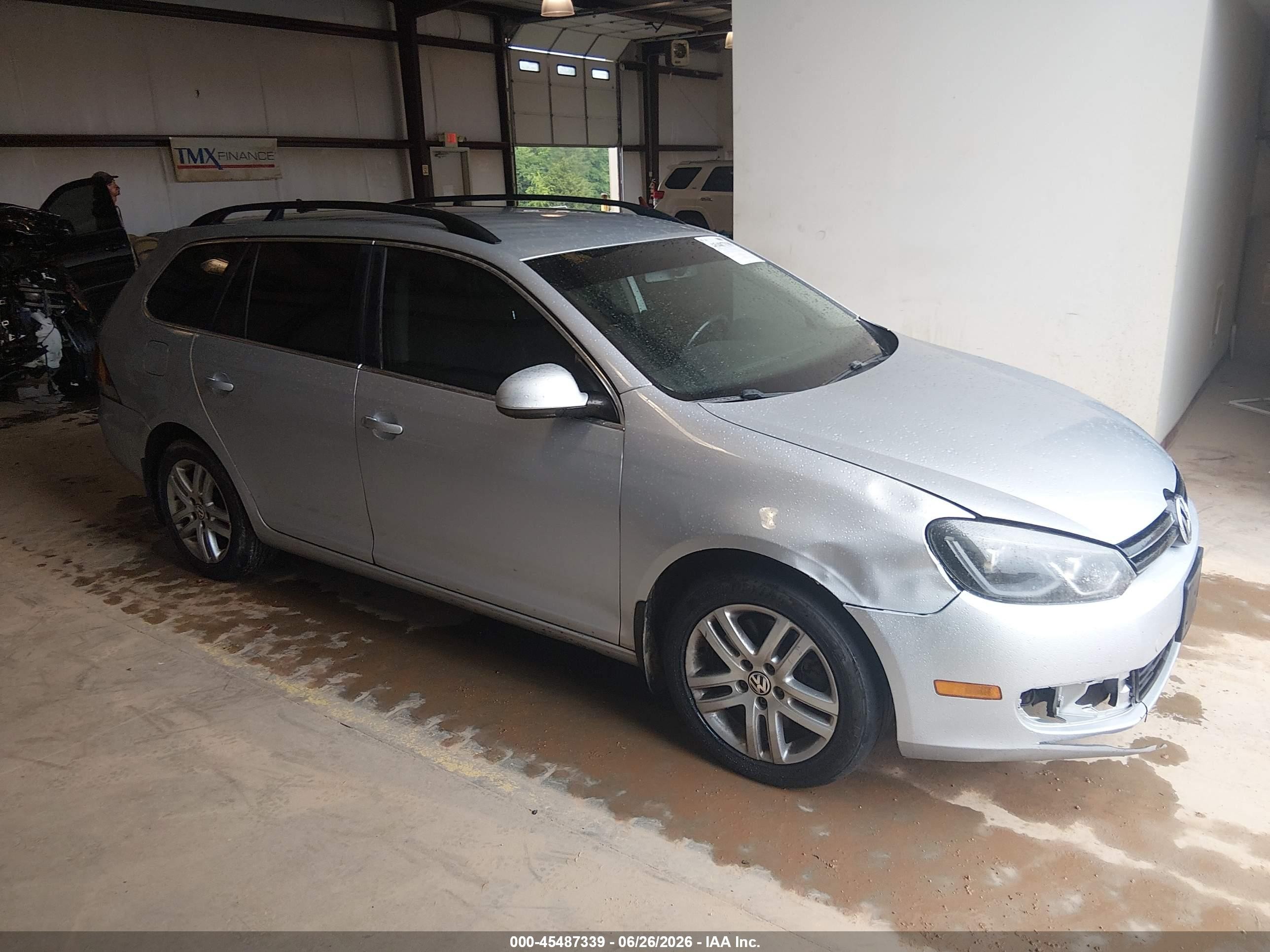 2014 Volkswagen Jetta Sportwagen 2.0l Tdi Серебряный vin: 3VWPL7AJ4EM619031