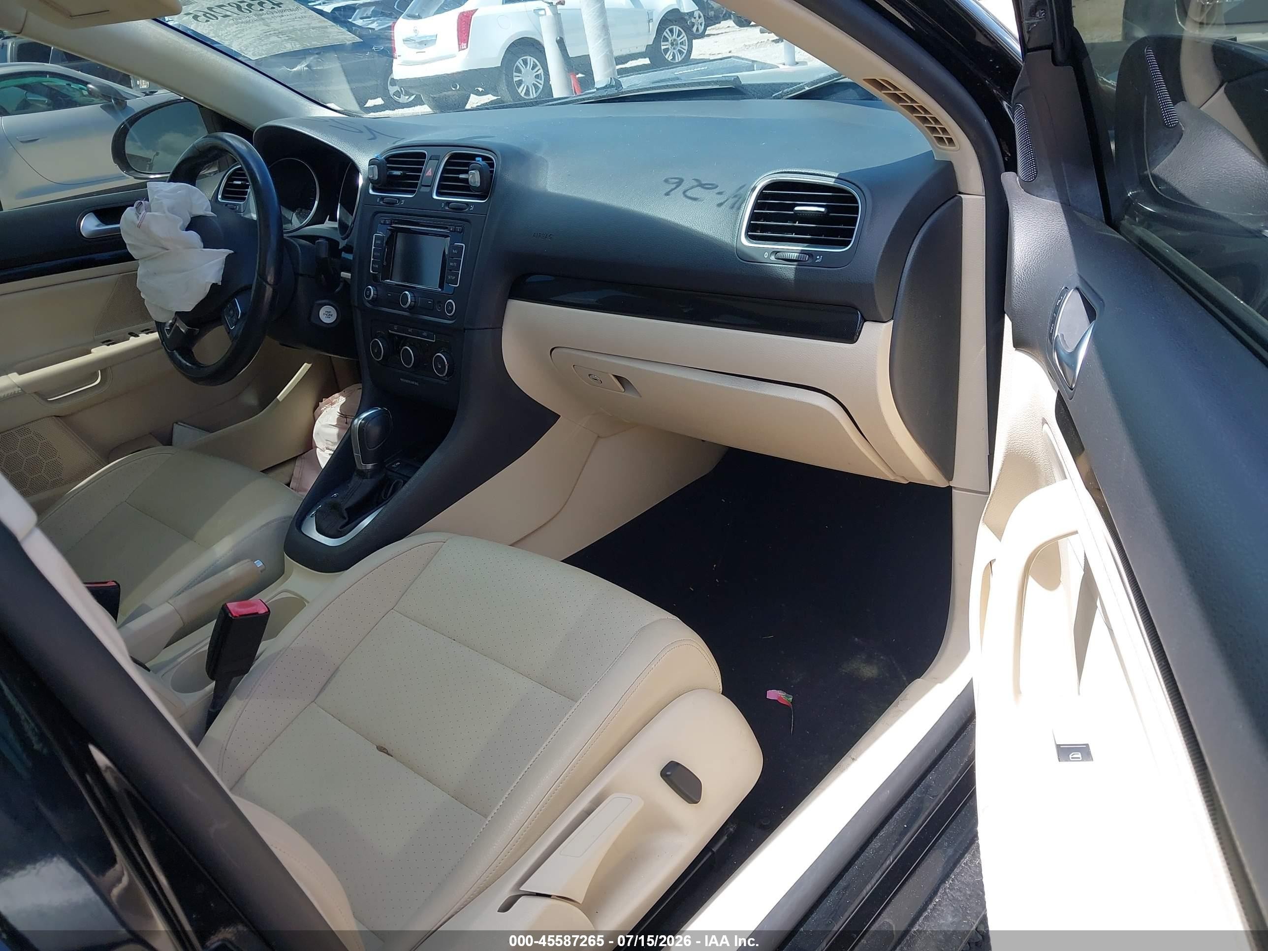2014 Volkswagen Jetta Sportwagen 2.0l Tdi Black vin: 3VWPL7AJ4EM625170
