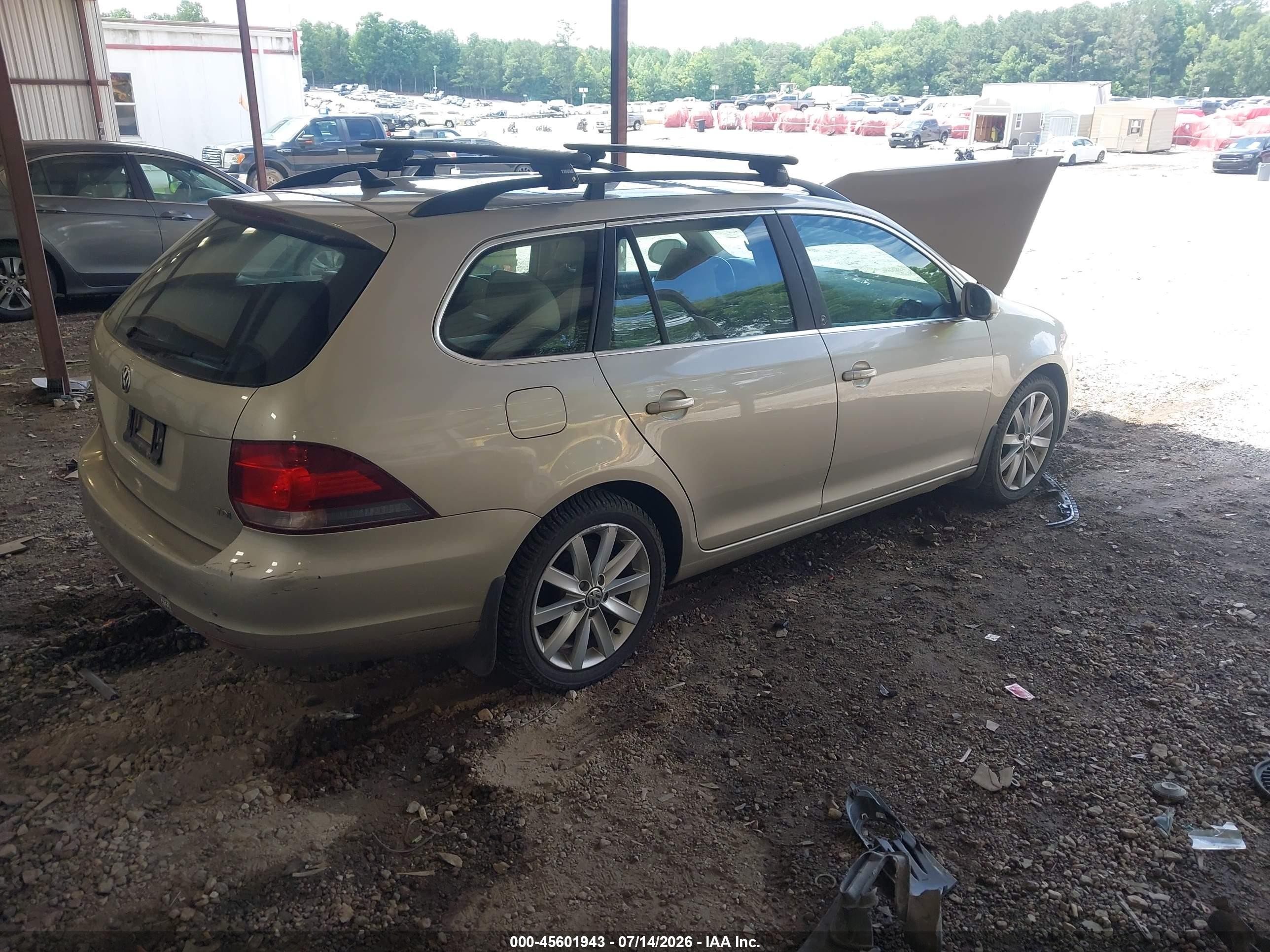 2014 Volkswagen Jetta Sportwagen 2.0l Tdi Tan vin: 3VWPL7AJ4EM625394