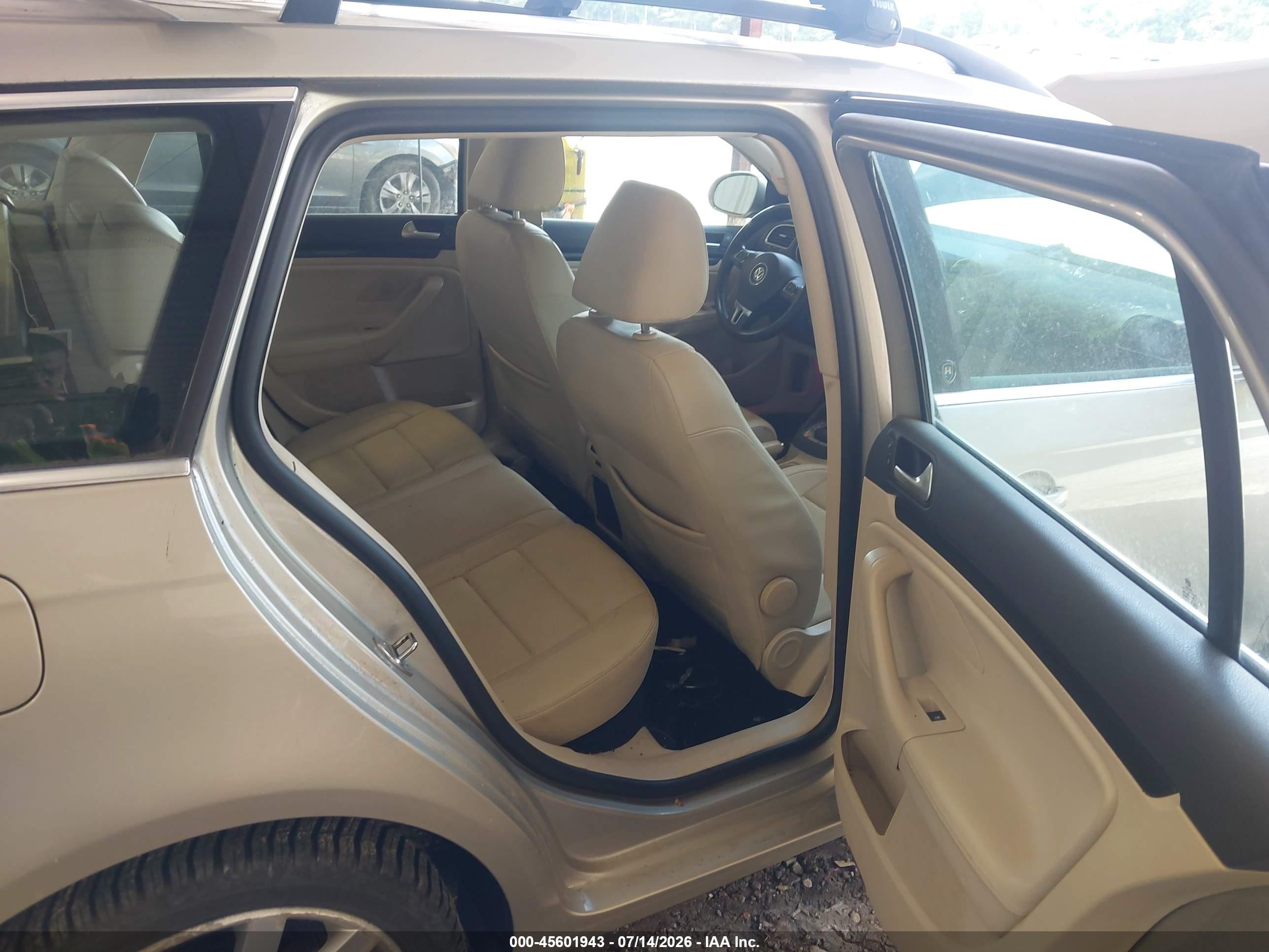 2014 Volkswagen Jetta Sportwagen 2.0l Tdi Tan vin: 3VWPL7AJ4EM625394