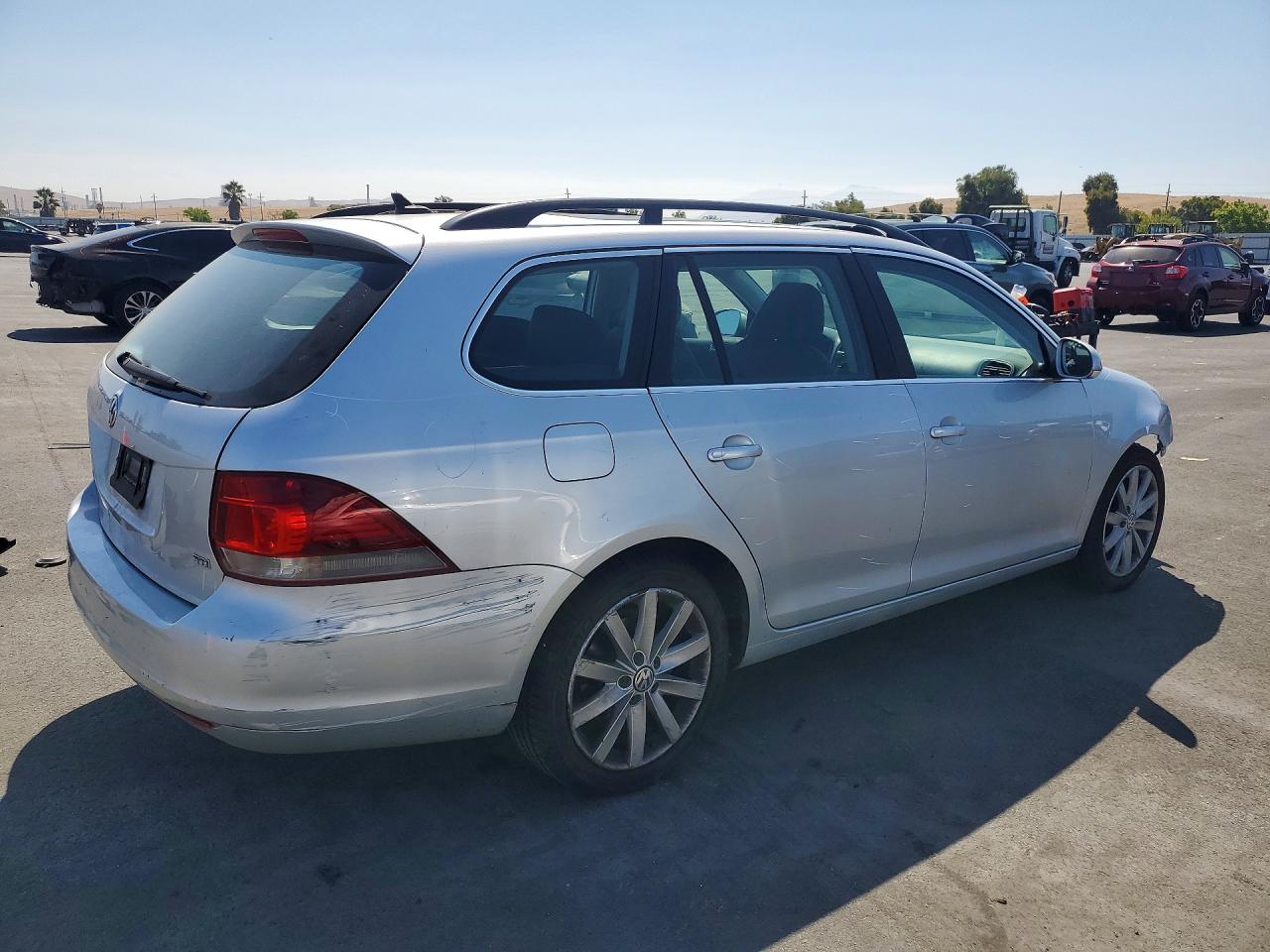 2014 Volkswagen Jetta Tdi Silver vin: 3VWPL7AJ4EM627372