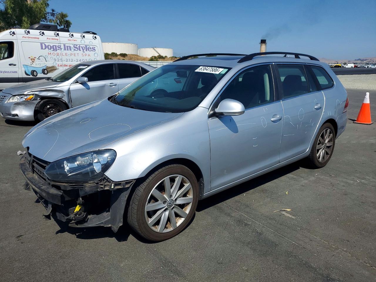 2014 Volkswagen Jetta Tdi Silver vin: 3VWPL7AJ4EM627372