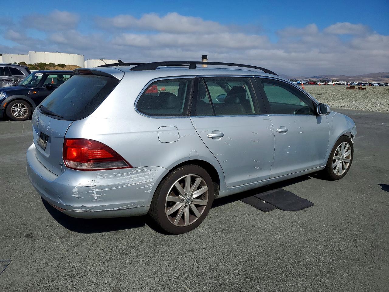 2014 Volkswagen Jetta Tdi Silver vin: 3VWPL7AJ4EM627372