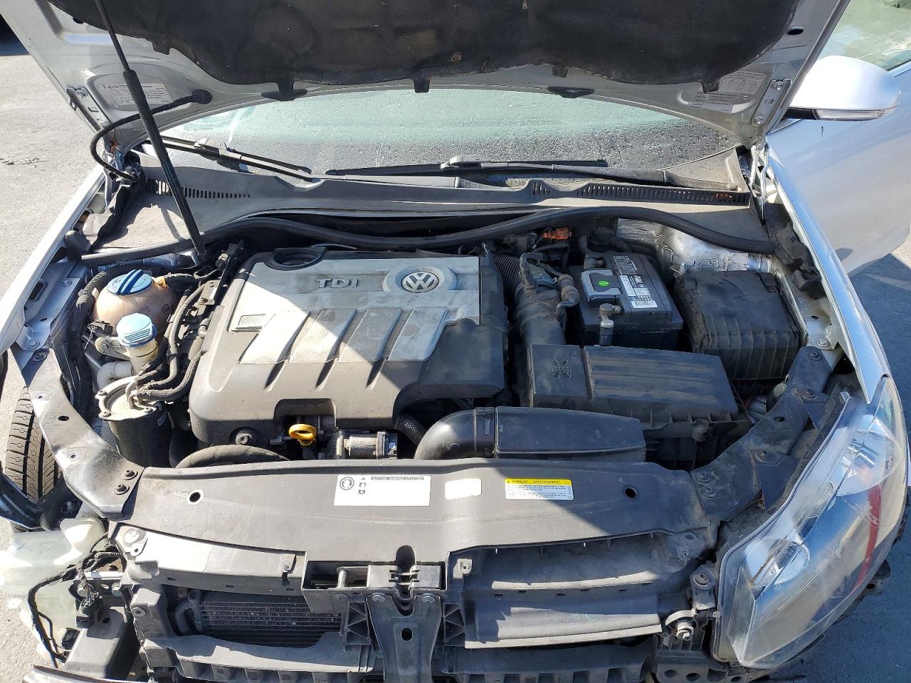 2014 Volkswagen Jetta Tdi Silver vin: 3VWPL7AJ4EM627372