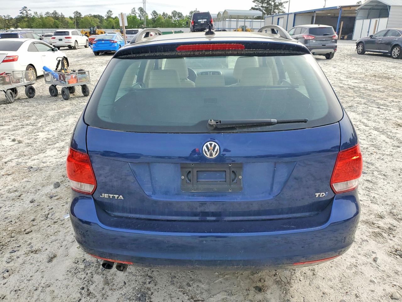2014 Volkswagen Jetta Tdi Blue vin: 3VWPL7AJ4EM628103