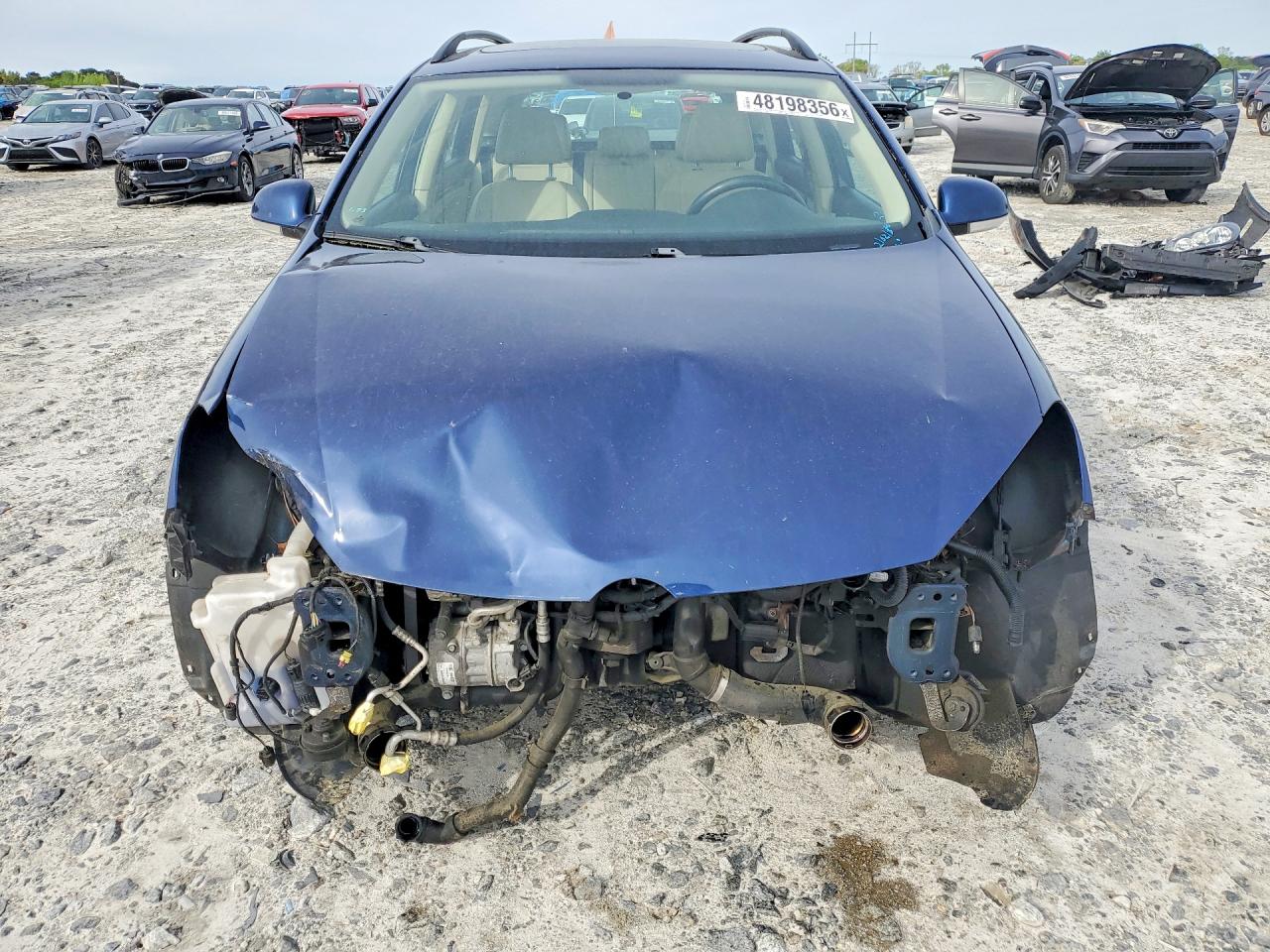 2014 Volkswagen Jetta Tdi Blue vin: 3VWPL7AJ4EM628103