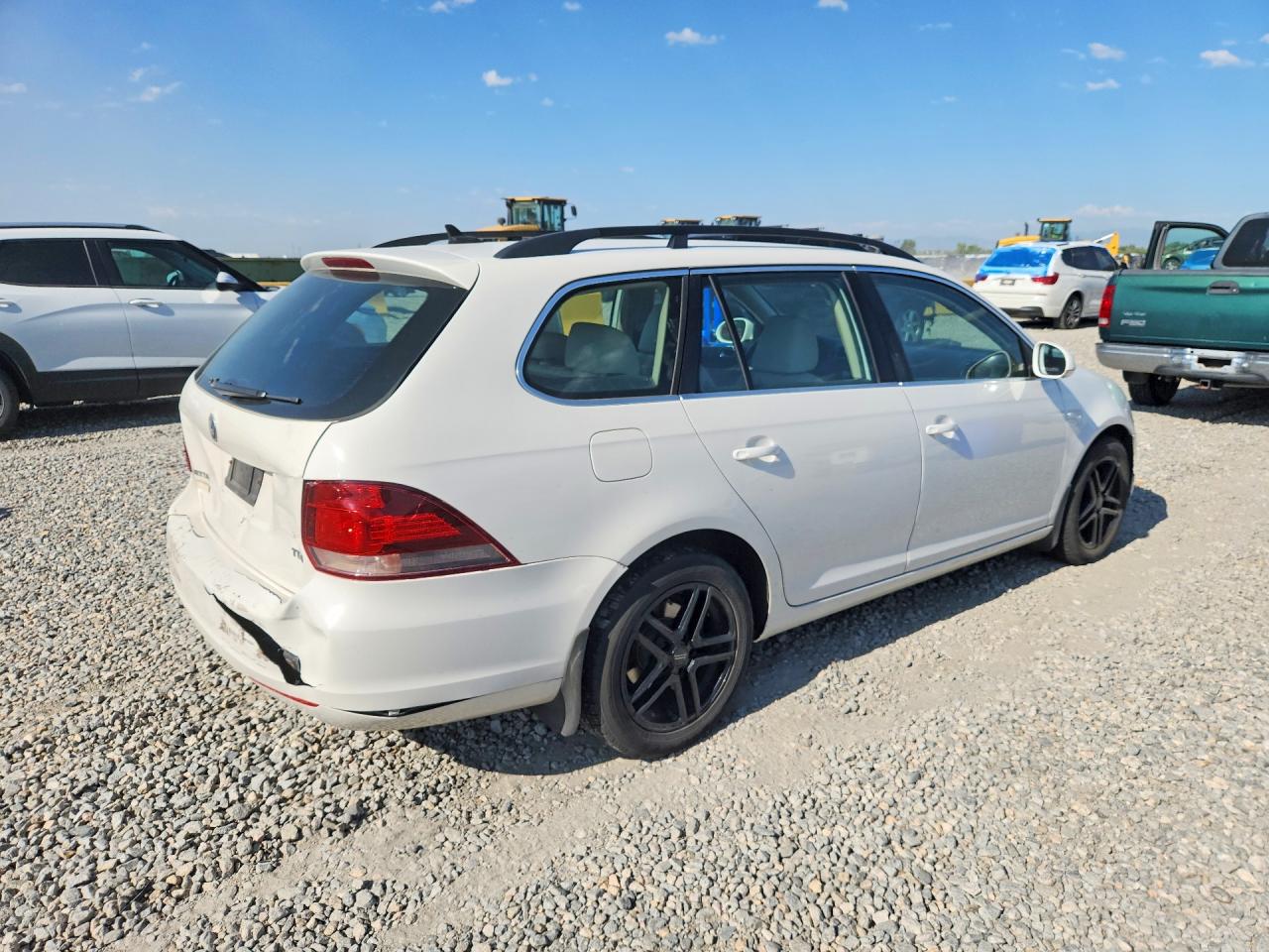 2011 Volkswagen Jetta Tdi White vin: 3VWPL7AJ5BM702138