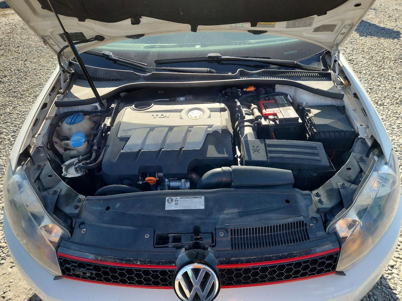 2011 Volkswagen Jetta Tdi White vin: 3VWPL7AJ5BM702138