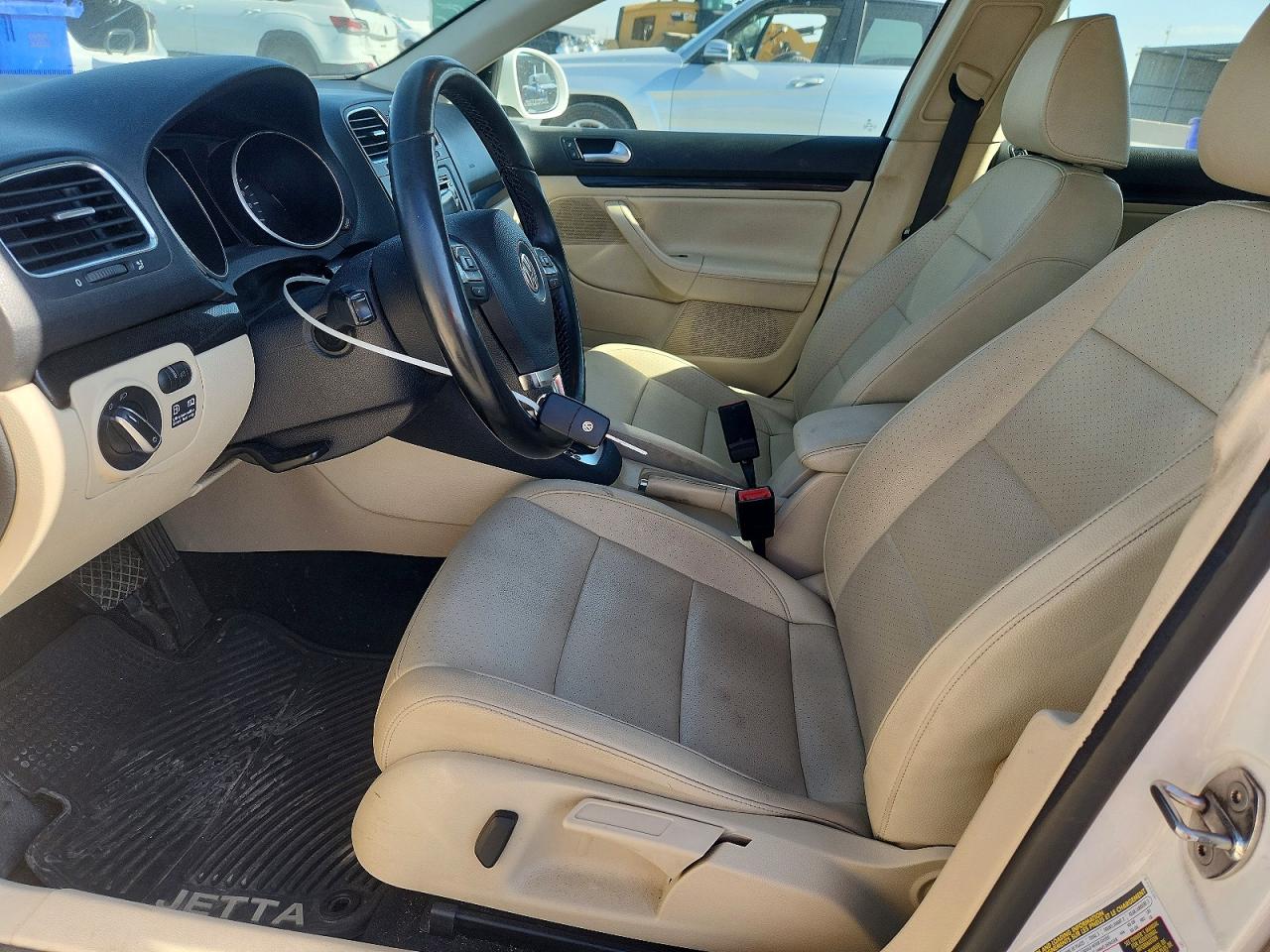 2011 Volkswagen Jetta Tdi White vin: 3VWPL7AJ5BM702138