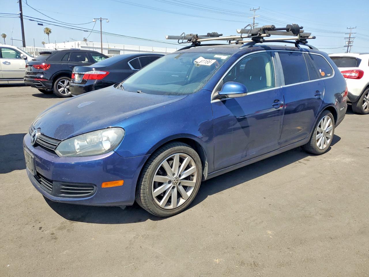 2012 Volkswagen Jetta Tdi Blue vin: 3VWPL7AJ5CM615129