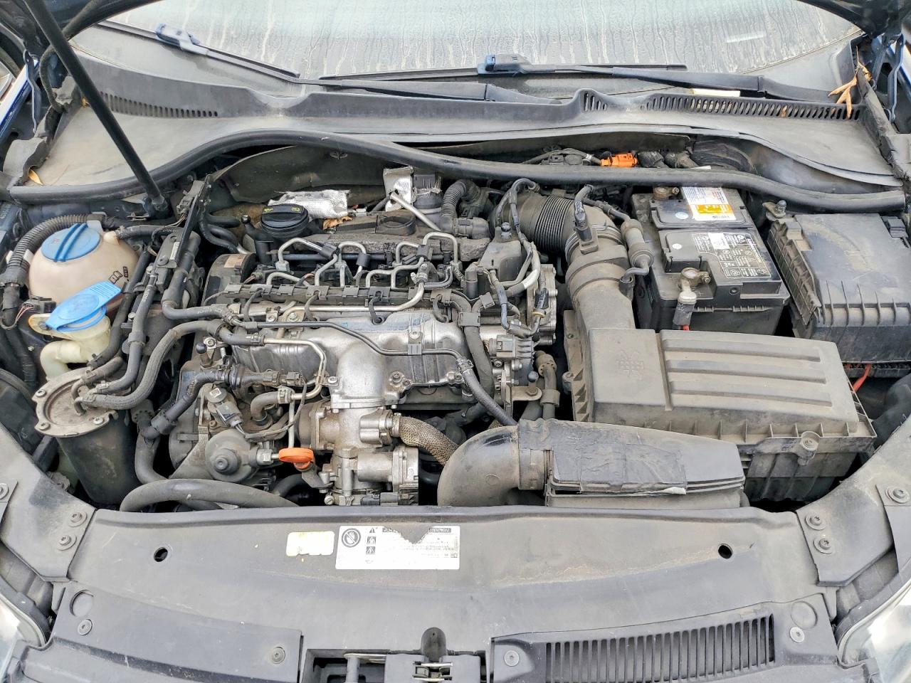 2012 Volkswagen Jetta Tdi Blue vin: 3VWPL7AJ5CM615129