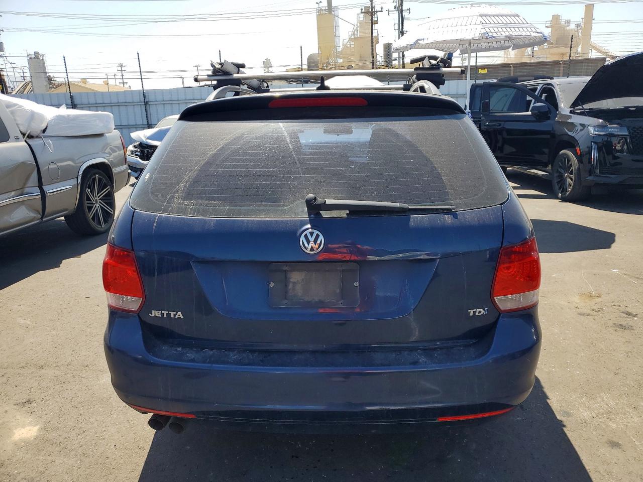2012 Volkswagen Jetta Tdi Blue vin: 3VWPL7AJ5CM615129