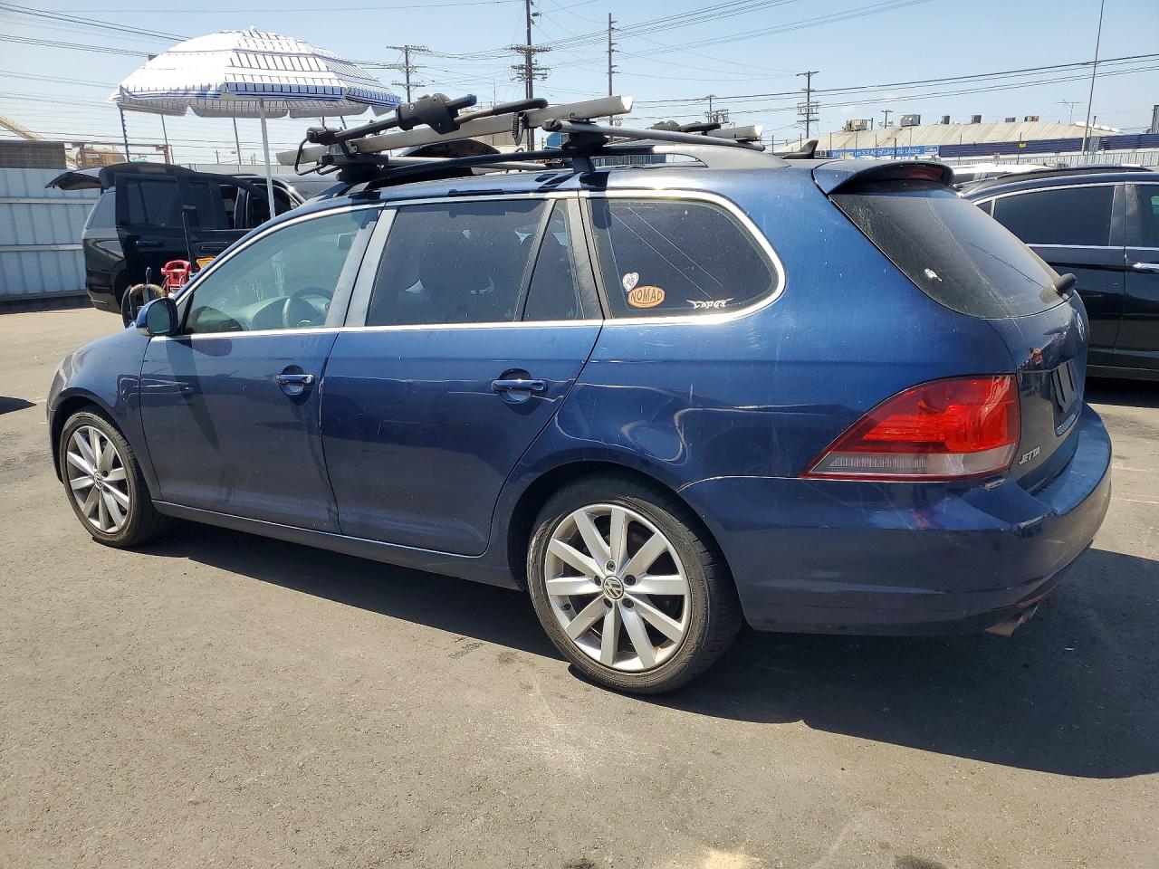 2012 Volkswagen Jetta Tdi Blue vin: 3VWPL7AJ5CM615129