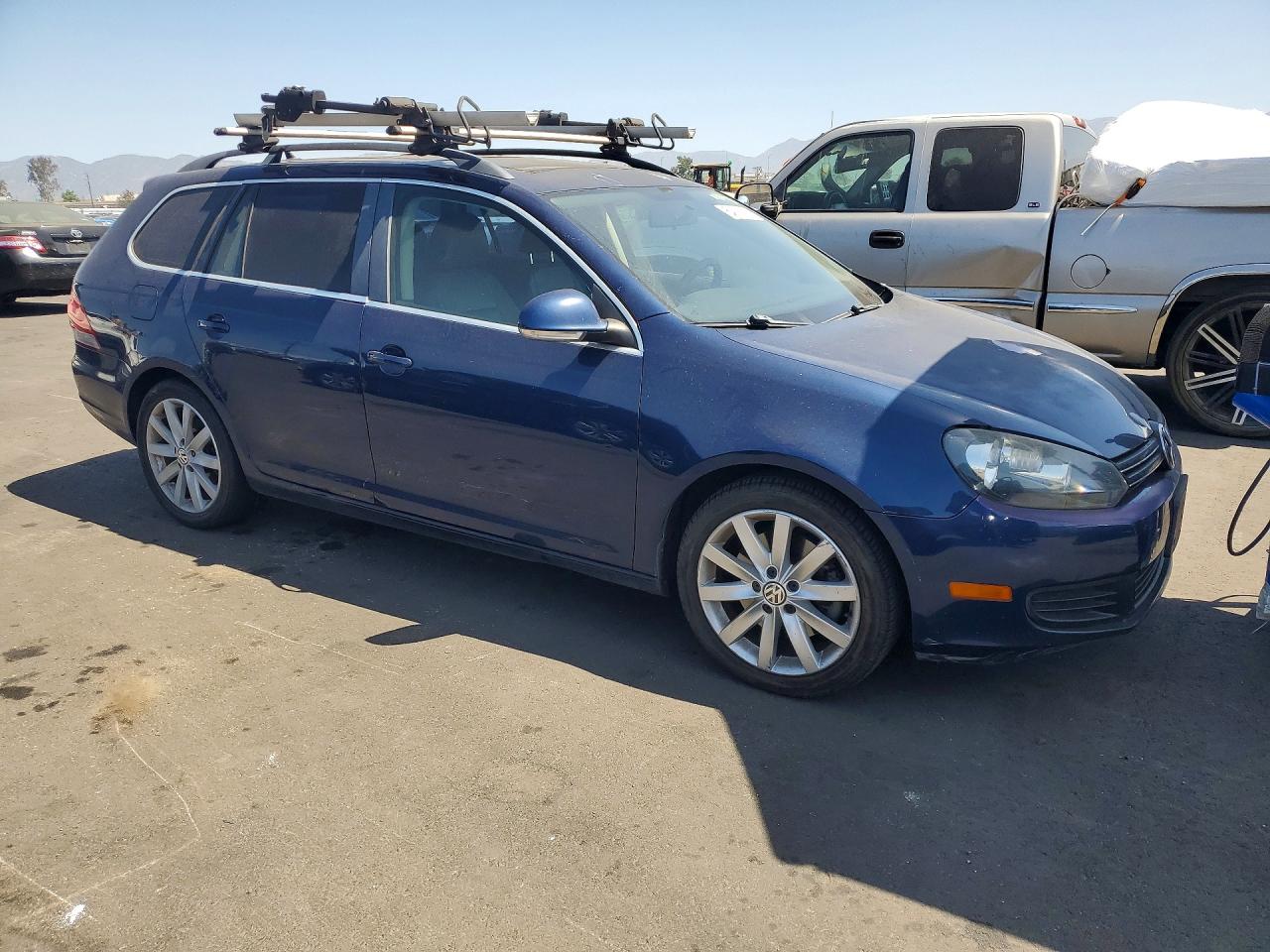 2012 Volkswagen Jetta Tdi Blue vin: 3VWPL7AJ5CM615129