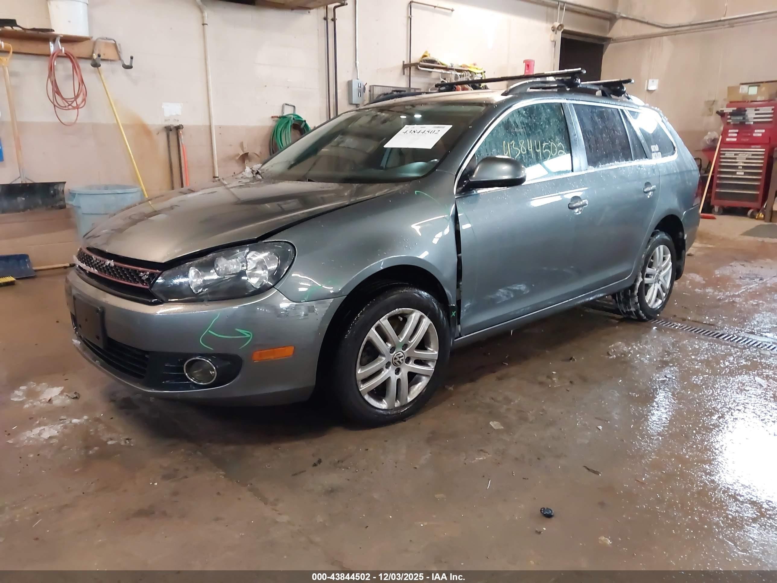 2012 Volkswagen Jetta Sportwagen 2.0l Tdi Gray vin: 3VWPL7AJ5CM638166