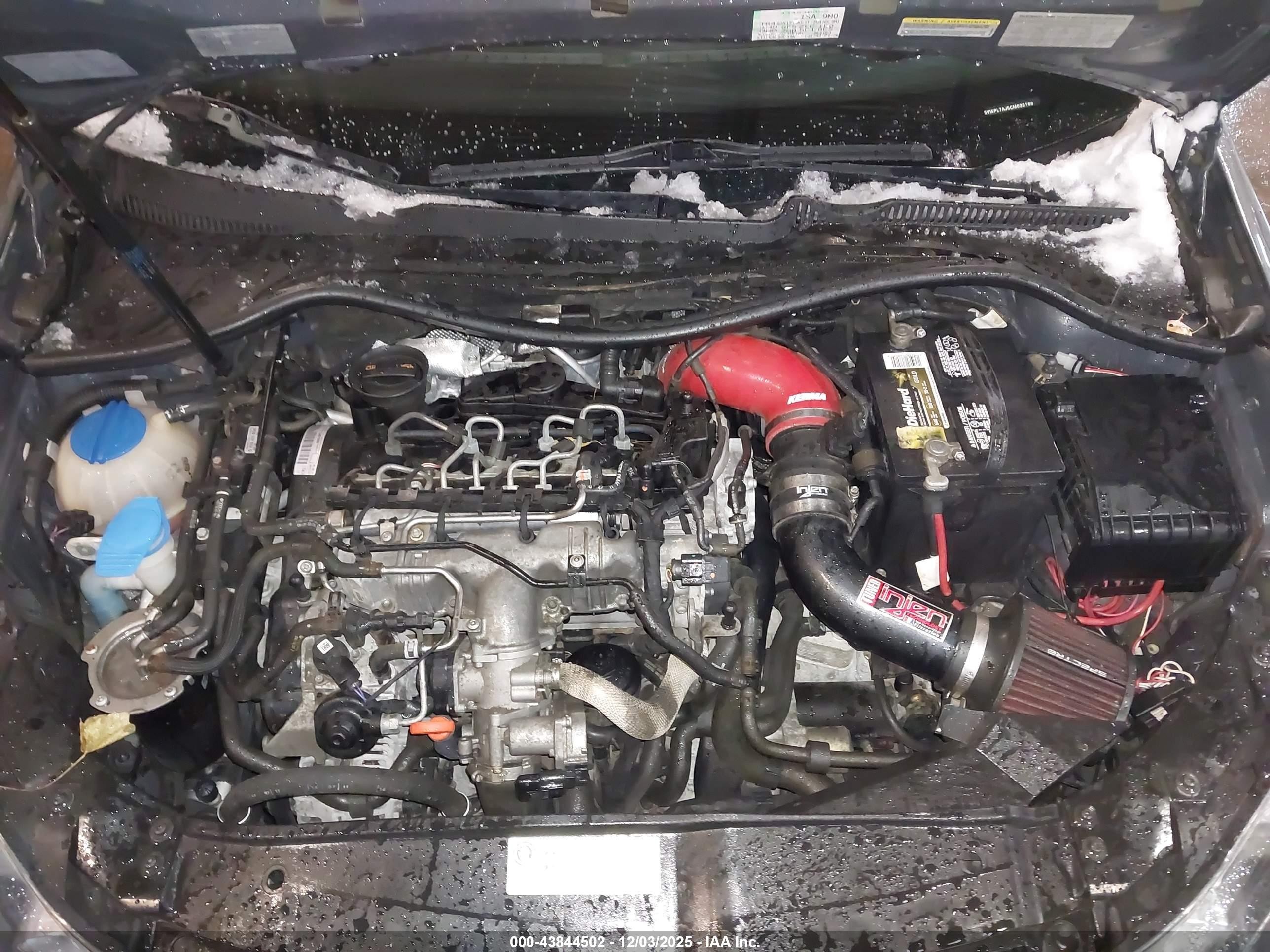 2012 Volkswagen Jetta Sportwagen 2.0l Tdi Gray vin: 3VWPL7AJ5CM638166