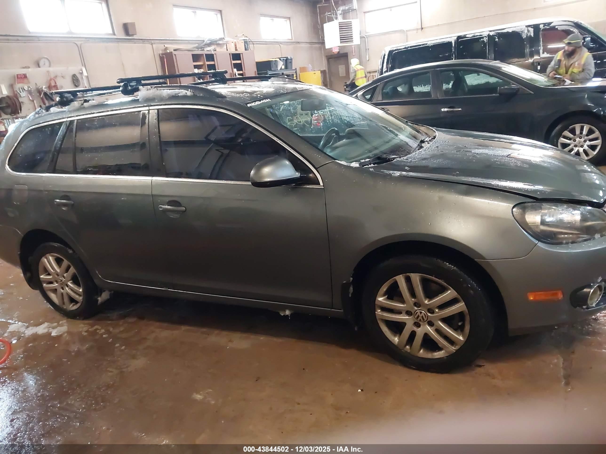 2012 Volkswagen Jetta Sportwagen 2.0l Tdi Gray vin: 3VWPL7AJ5CM638166