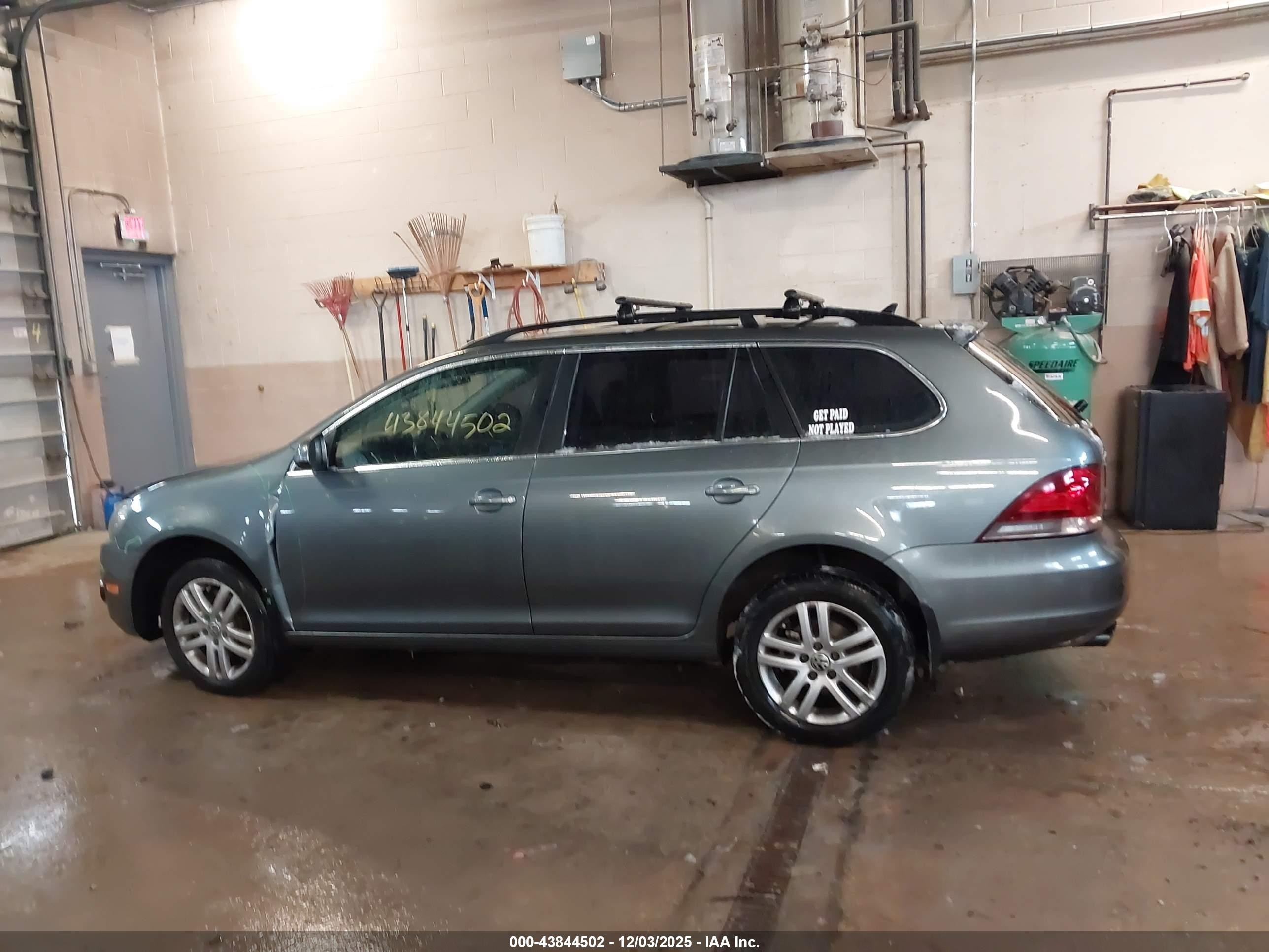 2012 Volkswagen Jetta Sportwagen 2.0l Tdi Gray vin: 3VWPL7AJ5CM638166