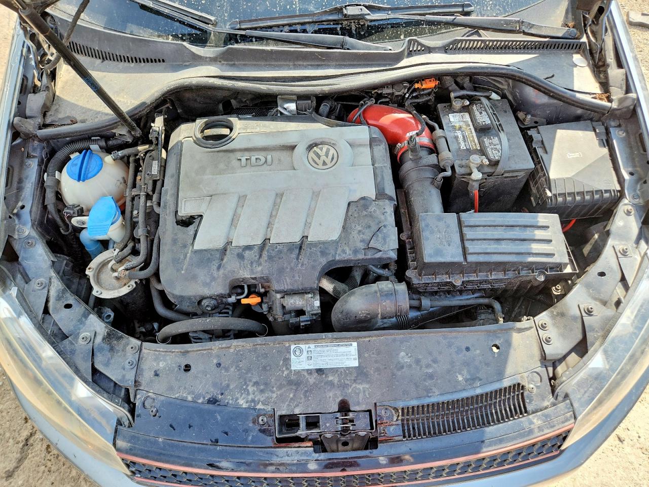 2012 Volkswagen Jetta Tdi Gray vin: 3VWPL7AJ5CM638166