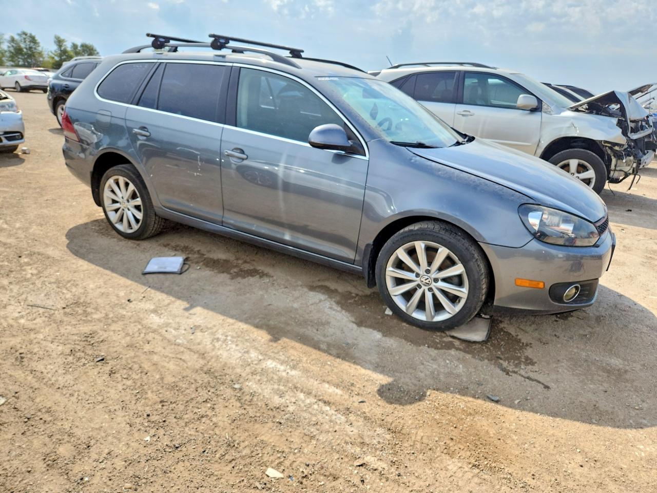 2012 Volkswagen Jetta Tdi Gray vin: 3VWPL7AJ5CM638166