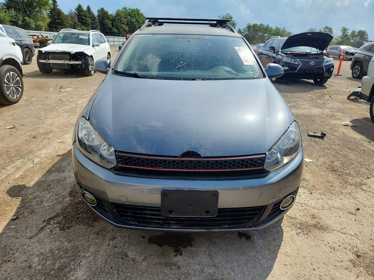 2012 Volkswagen Jetta Tdi Gray vin: 3VWPL7AJ5CM638166